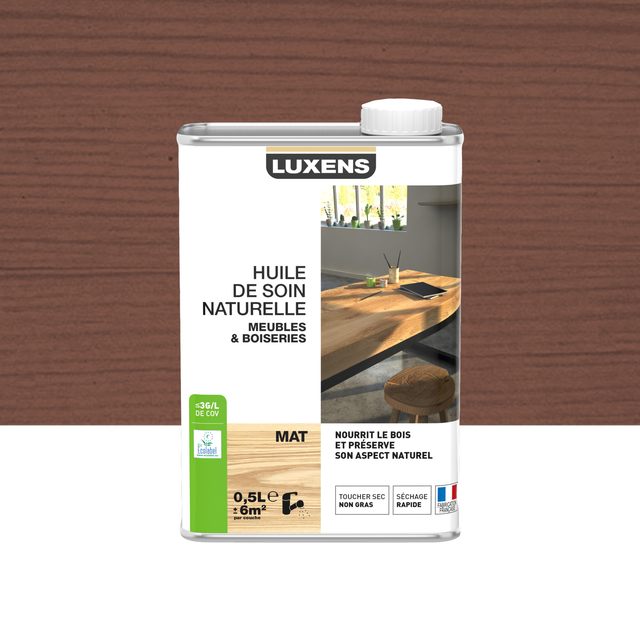 Huile meuble et LUXENS teck mat 0.5 l