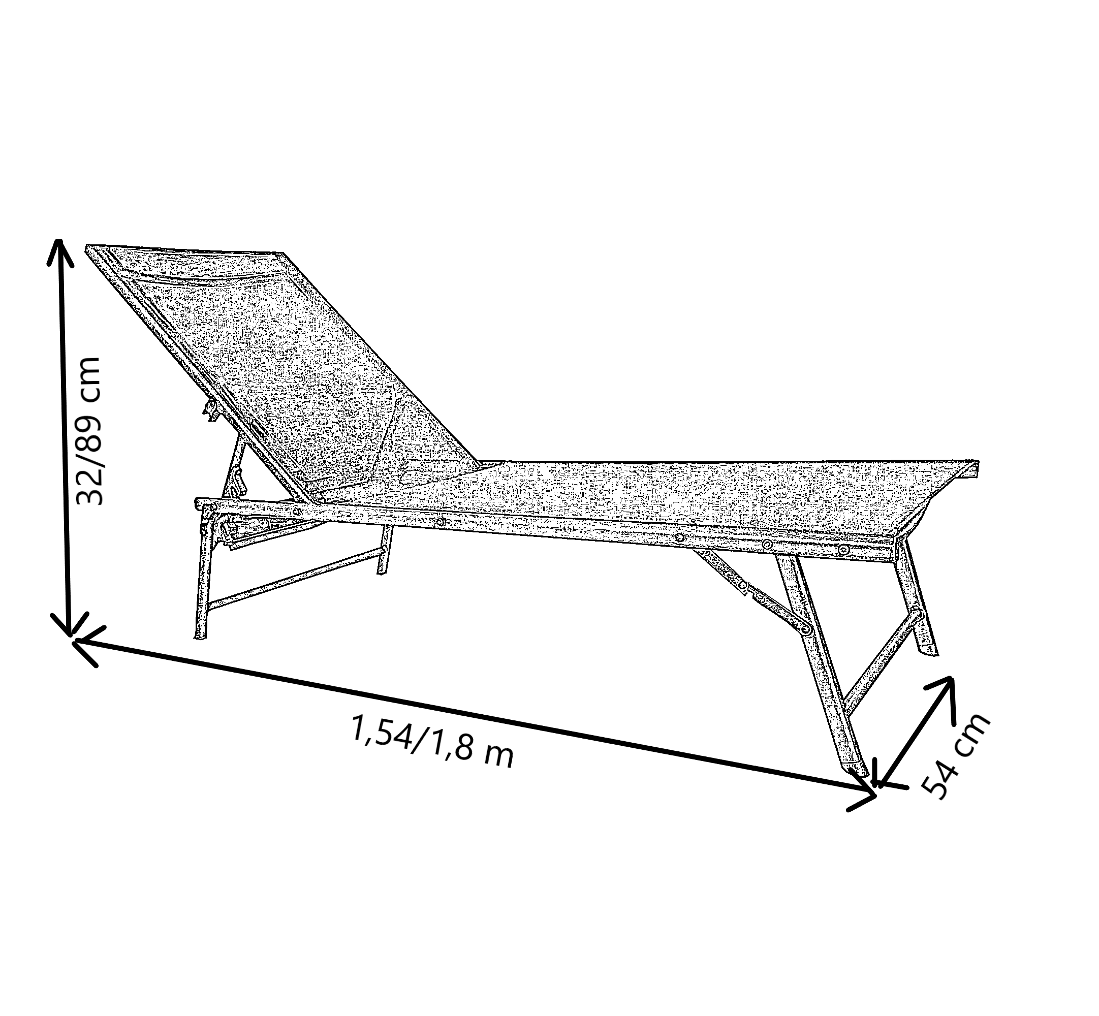 Bain de soleil en acier Mallorca bleu - 8