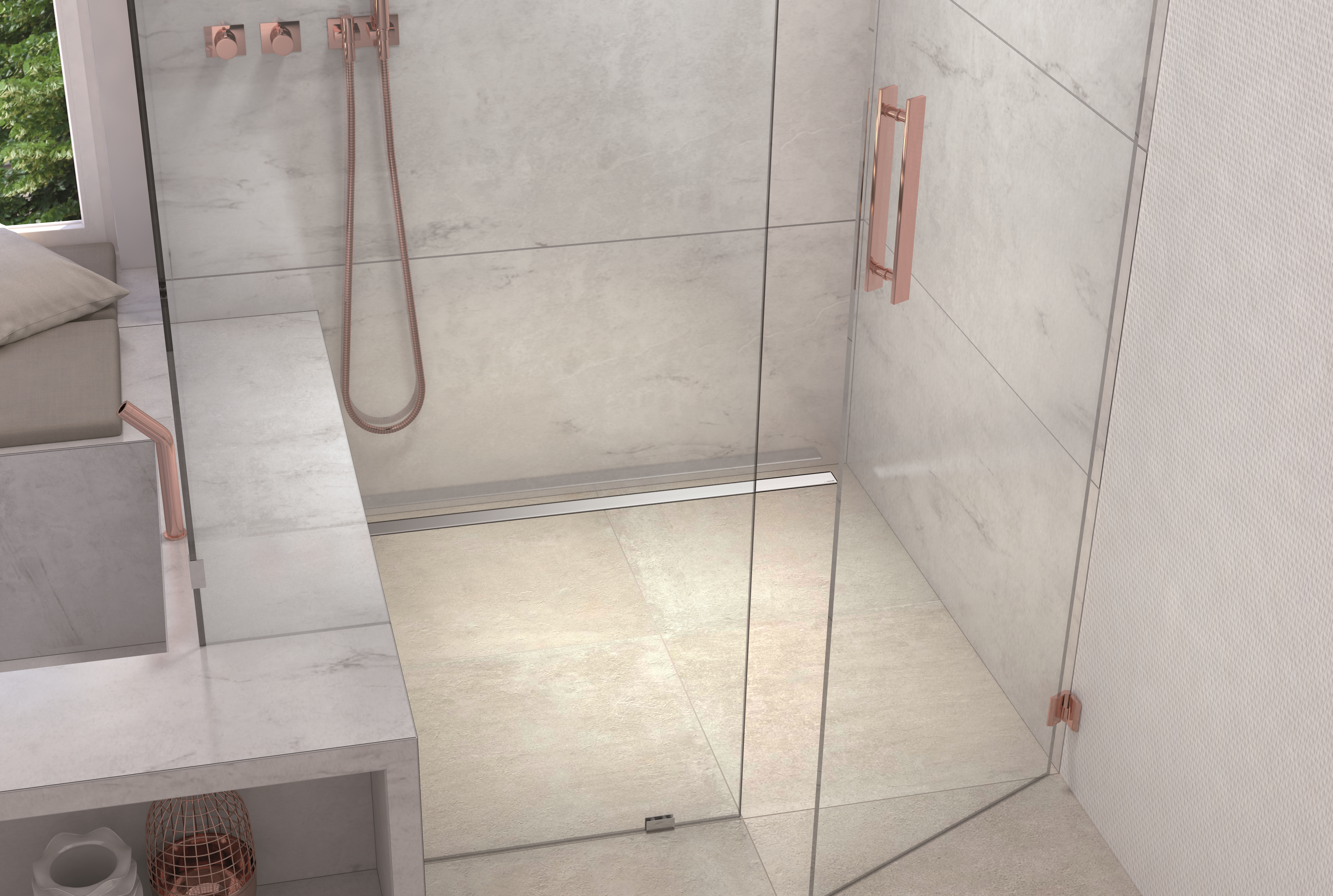 Receveur de douche prêt à carreler rectangulaire L.180 x l.90 WEDI Riolito - 3