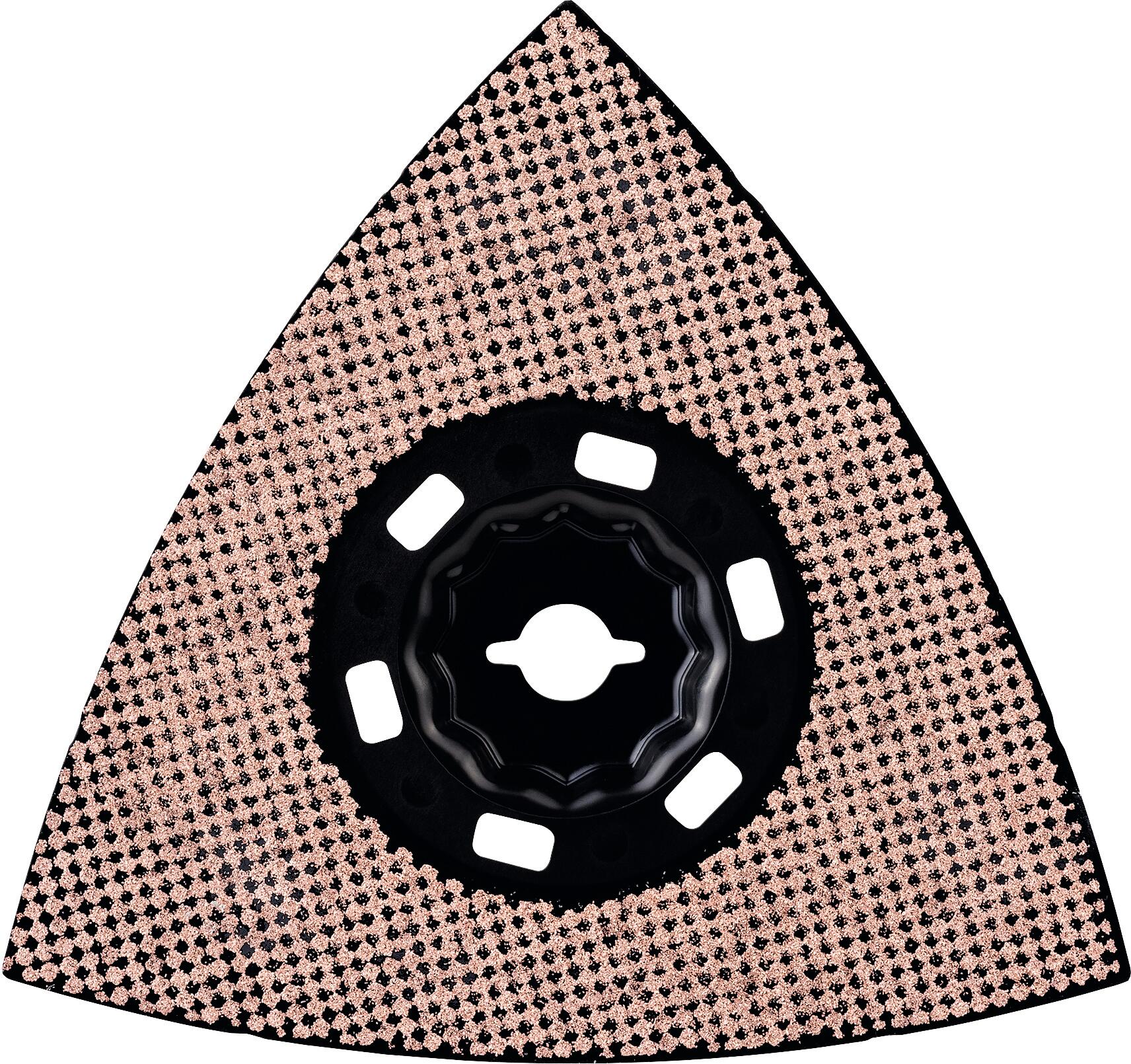 4 Pièces Plateau De Ponçage Triangulaire 93 Mm, Outil Multifonction Accessoires De Meulage Triangulaires 90421814