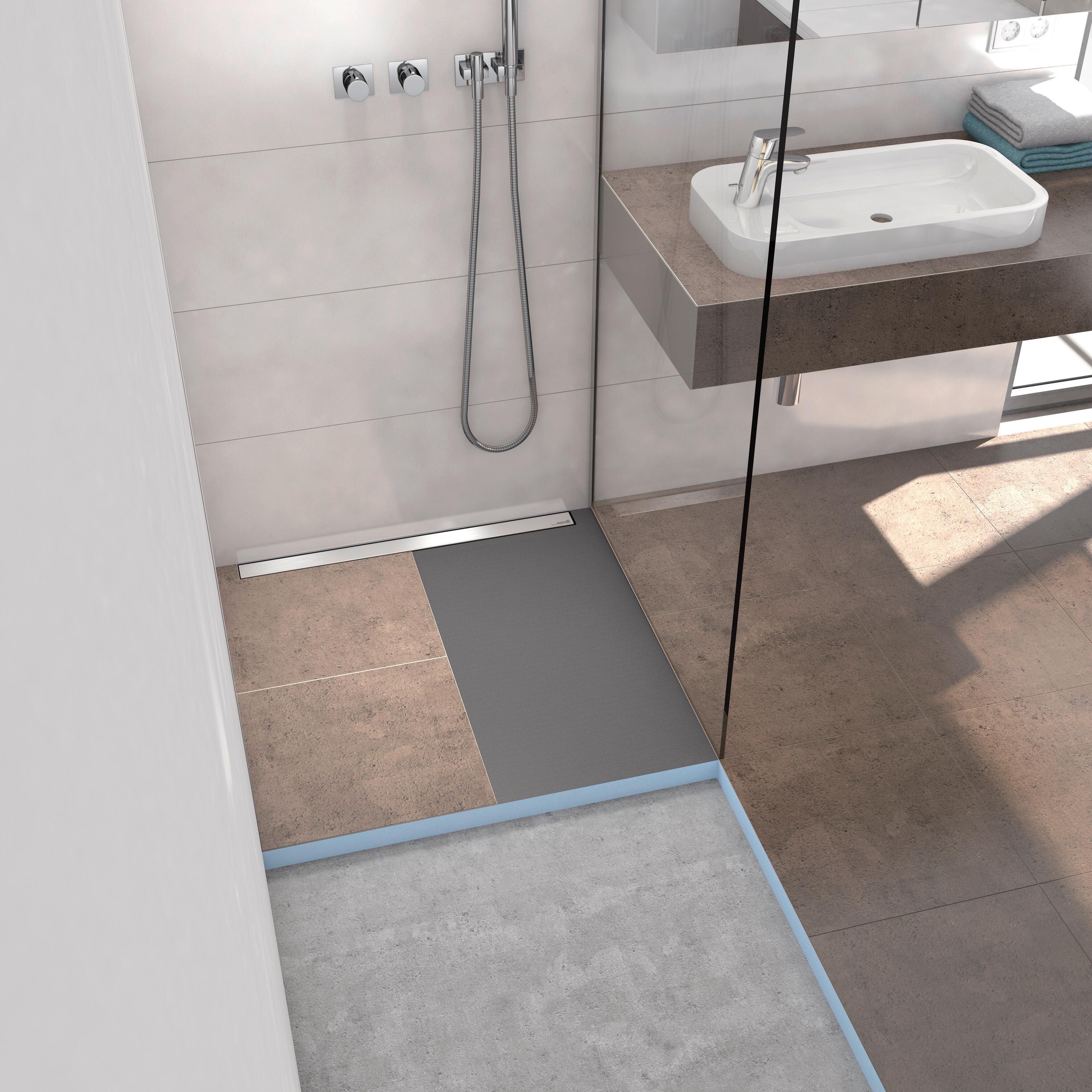 Receveur de douche prêt à carreler rectangulaire L.180 x l.90 WEDI Riolito - 2