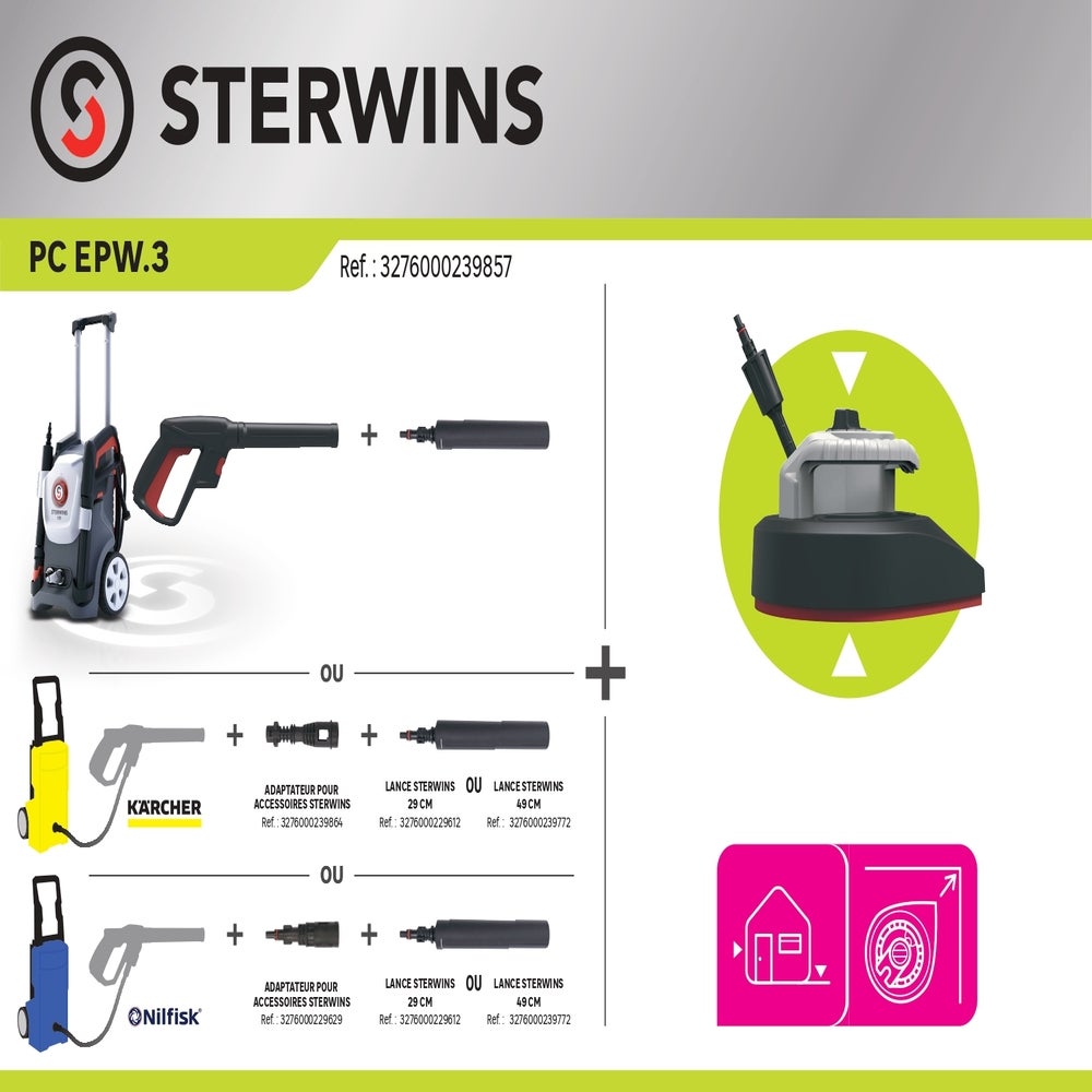 Nettoyeur de terrasse standard STERWINS - 7