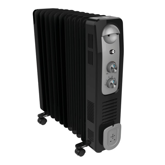 Radiateur bain d'huile électrique OLEA 2 2900W + fonction turbo EQUATION noir