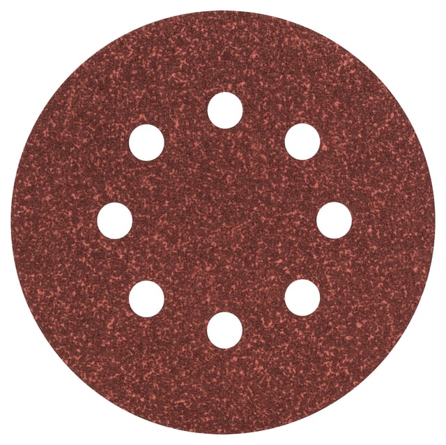 Lot de 5 disques abrasifs pour ponçeuse excentrique Diam.125 mm grain 60 BOSCH