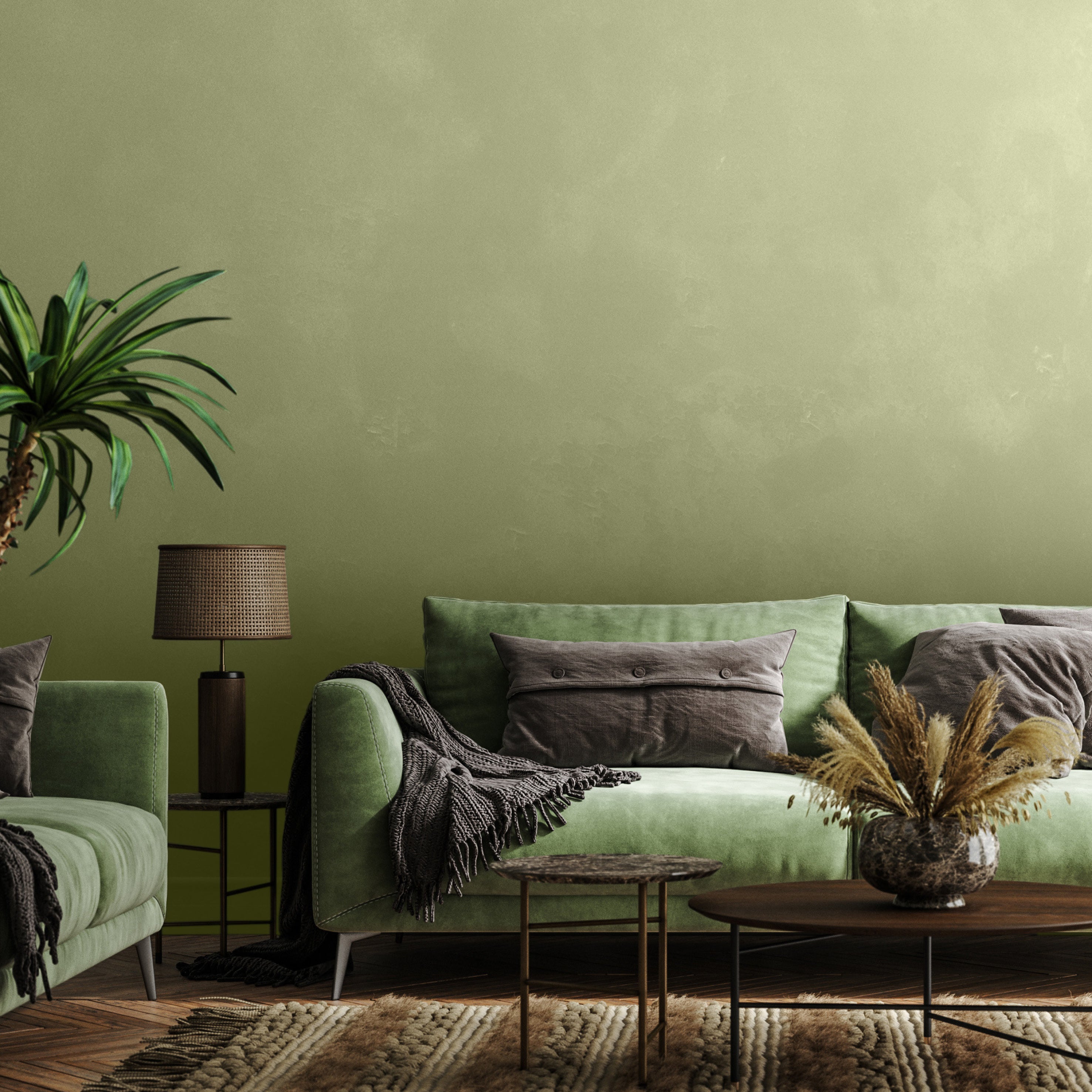 Peinture à effet, Nacre ID, pistache, velours, 2 l - 3