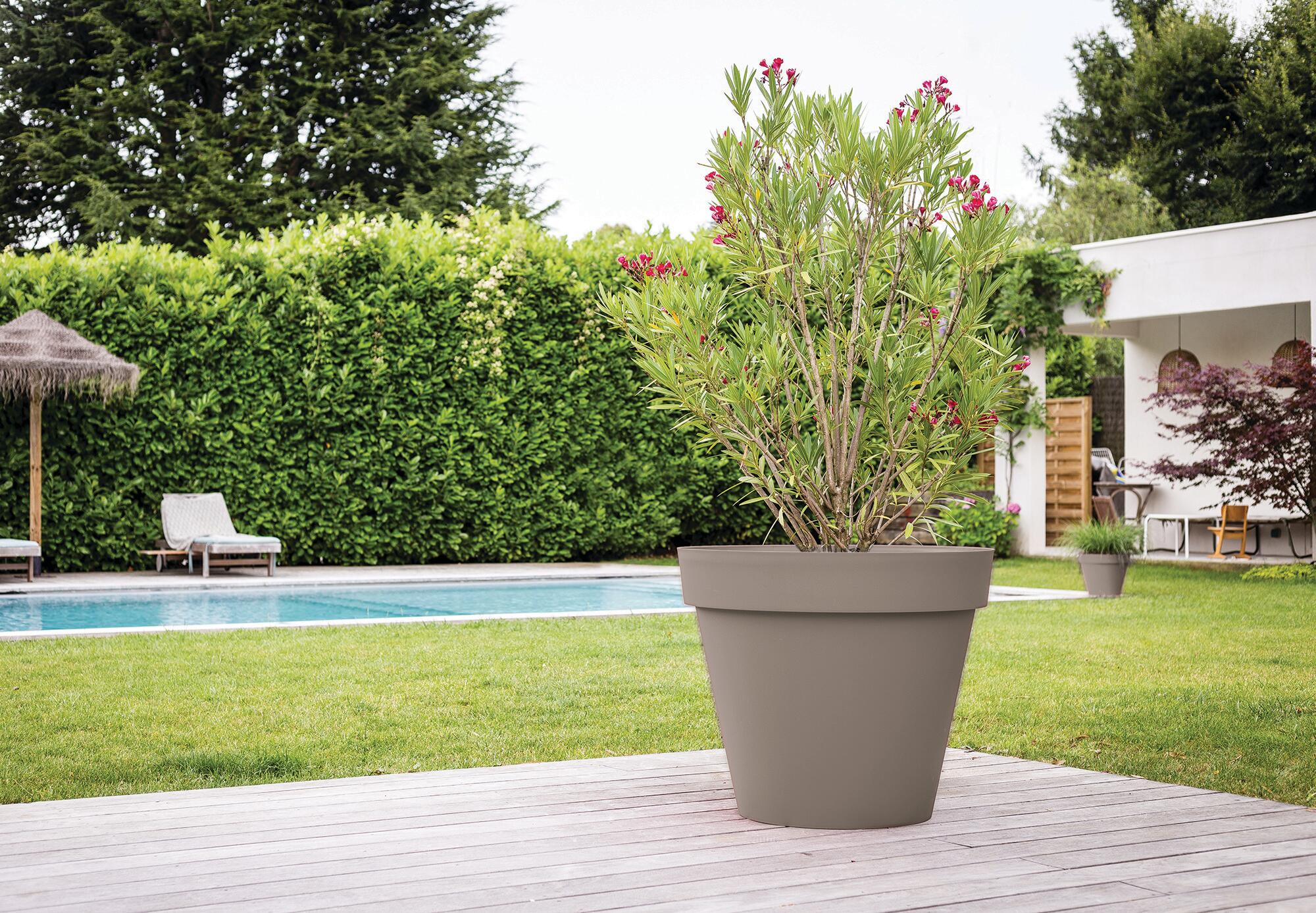 Pot EDA Diam.80 x H.67 cm taupe - 2