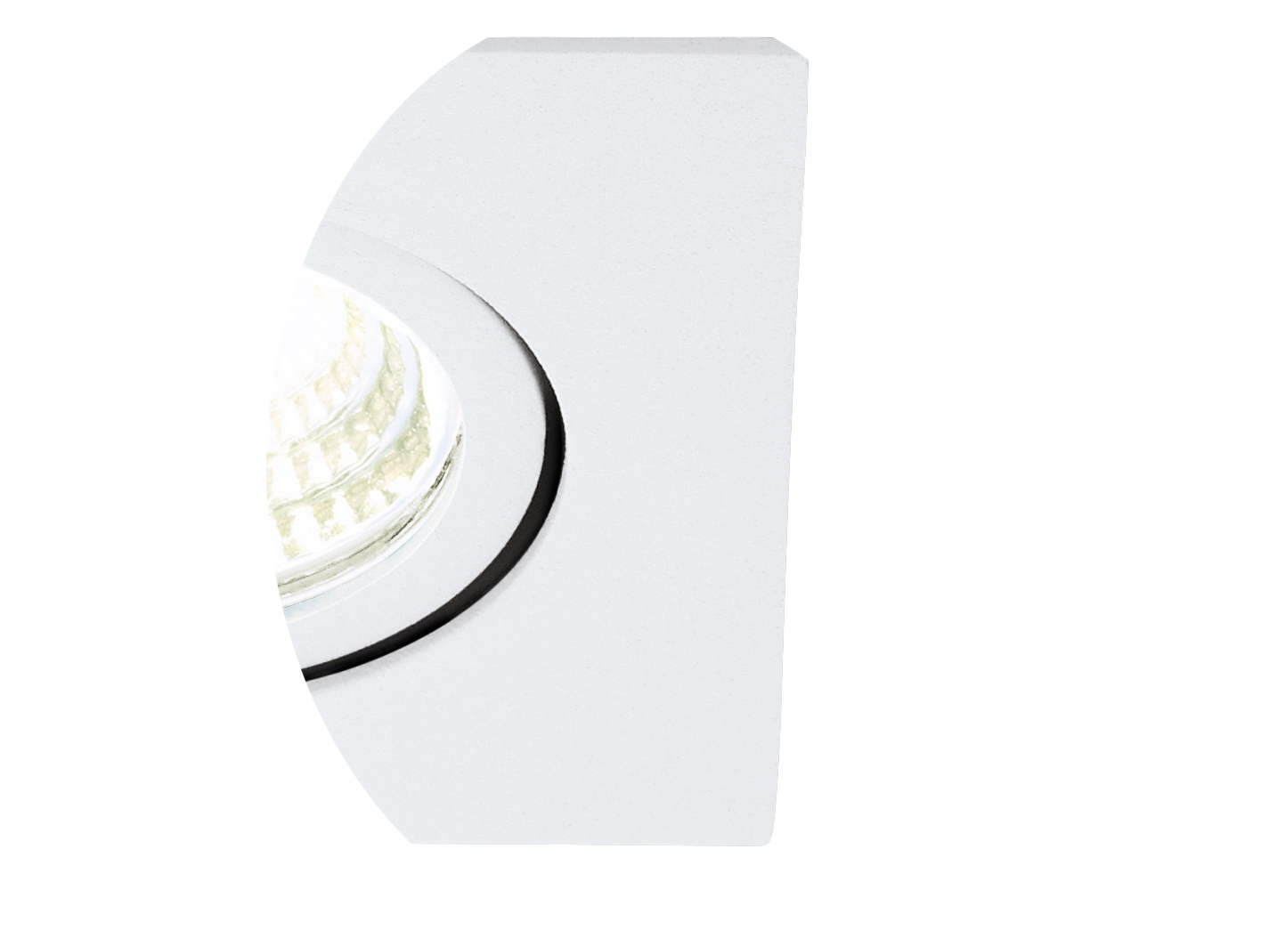 Kit 1 spot à encastrer orientable Saliceto module led, 2700K EGLO carré blanc - 5