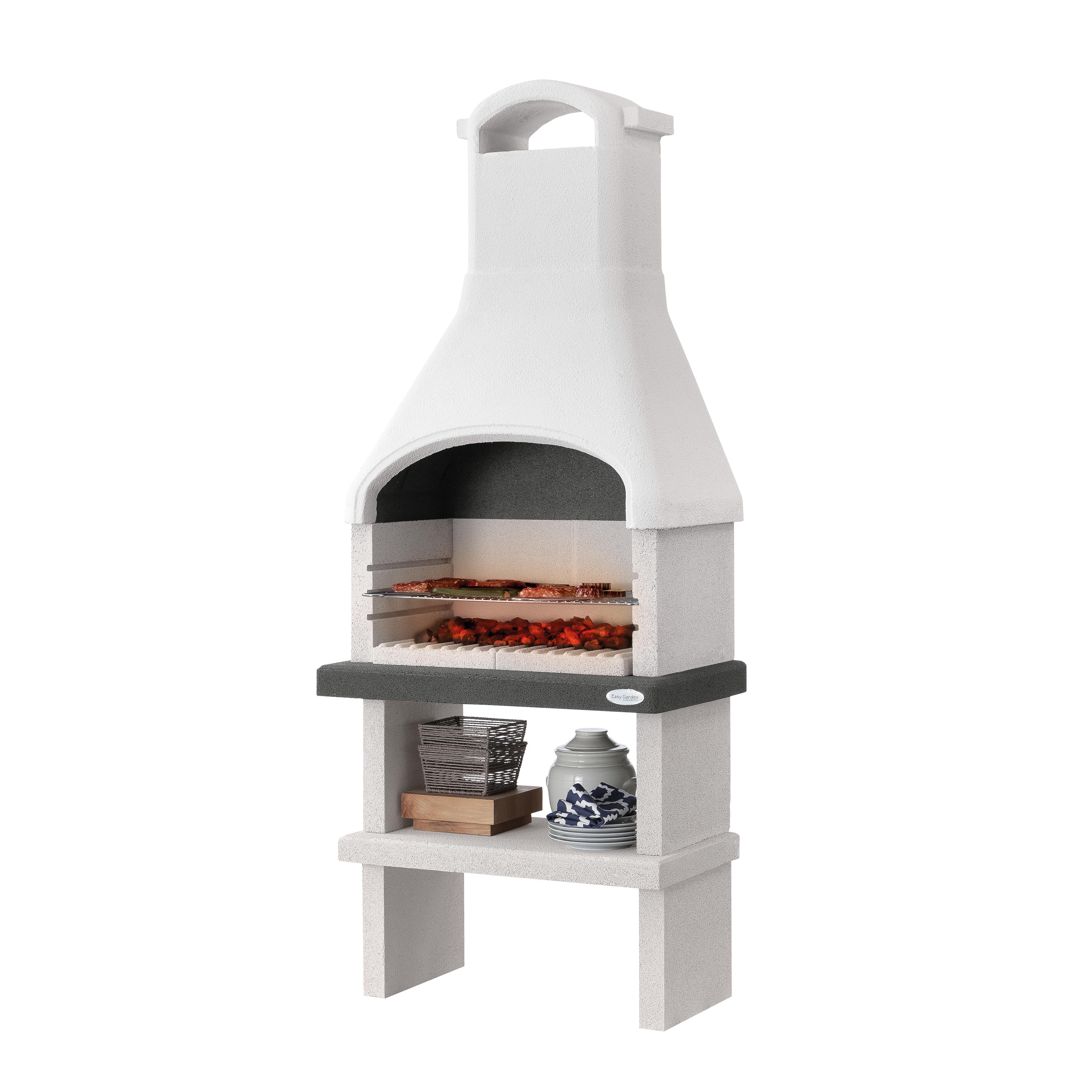 Barbecue fisso a legna e carbonella DANY EASY GARDEN BY PALAZZETTI L 80 x H 216 x P 59 cm - 2