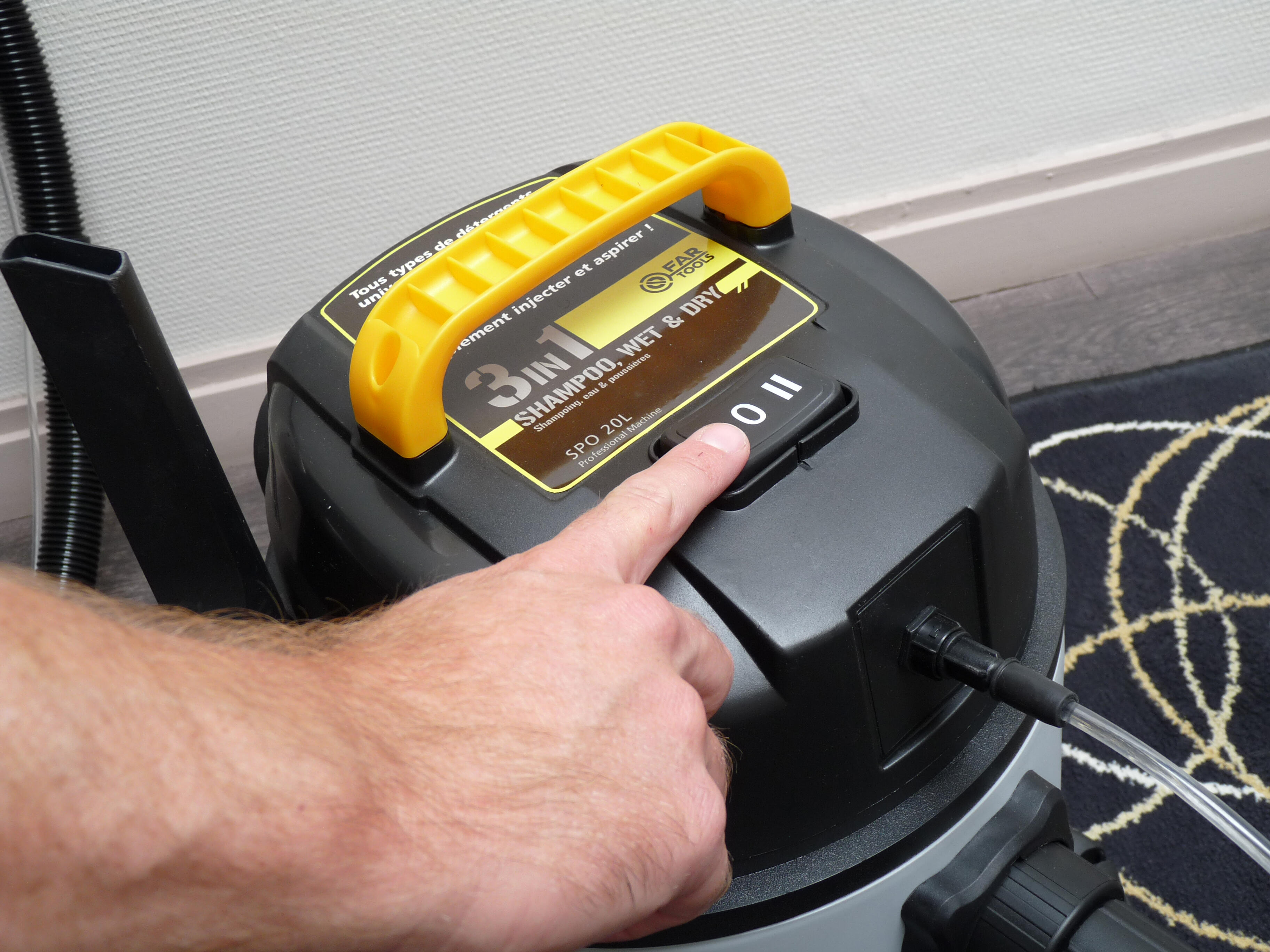 Shampouineuse eau et poussières FARTOOLS, 16 kPa, 20 l - 2