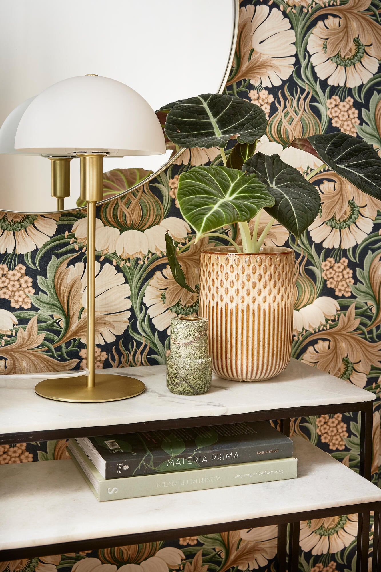 Lustro okrągłe Glam złote śr. 81 cm Inspire - 9