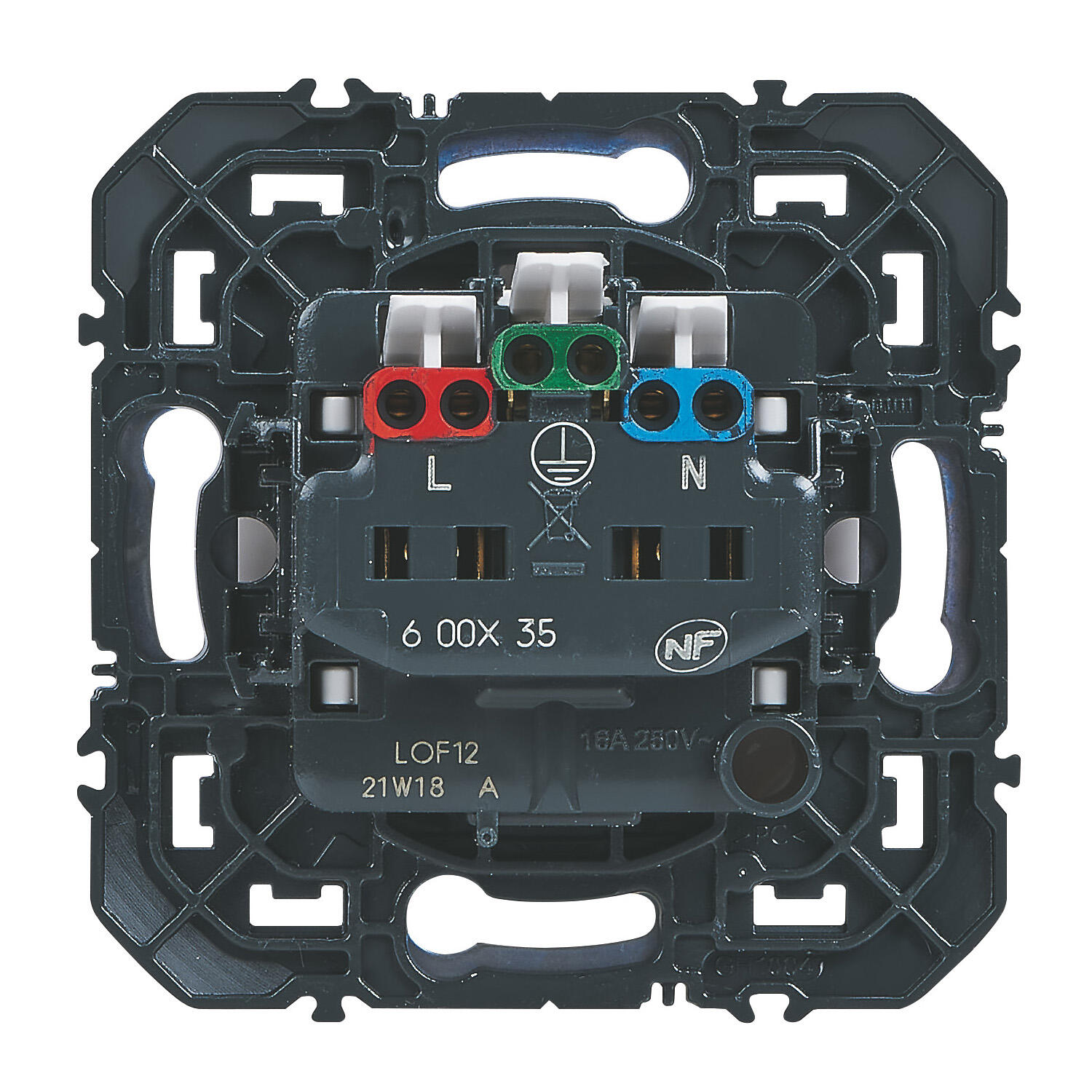 Prise avec terre affleurante complet Dooxie, LEGRAND, blanc - 8