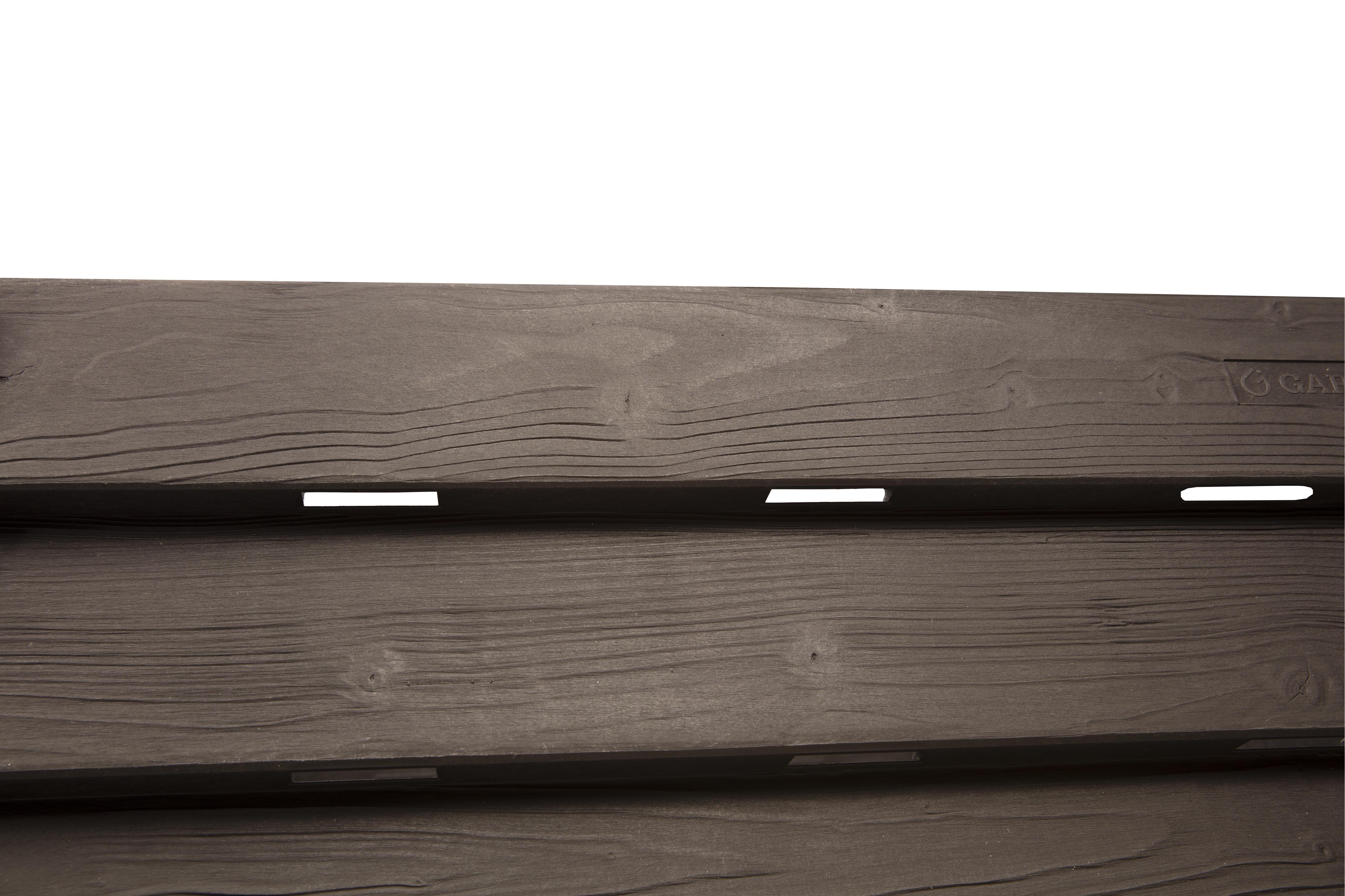 Composteur d'extérieur GARANTIA Thermo wood gris / argent 400 l - 6