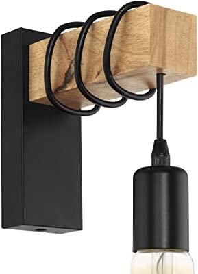 Applique E27 Townshend noir EGLO - 2