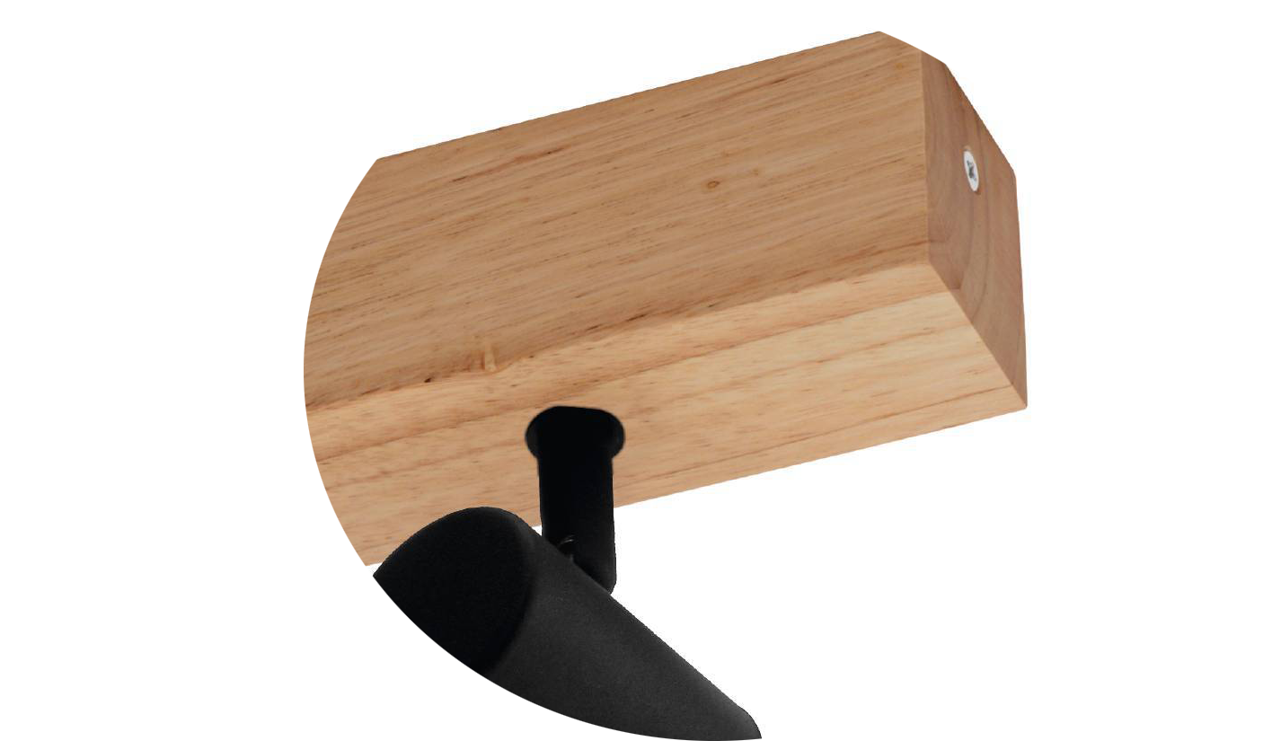 Faretto decorativo senza fonte luminosa TOWNSHEND in legno marrone E27 EGLO 2 luci - 12