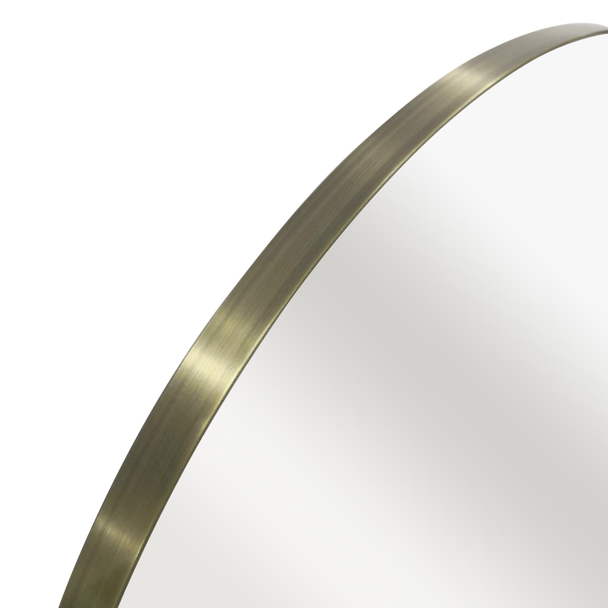 Specchio GLAM tondo in metallo dorato Ø 61 cm INSPIRE - 24