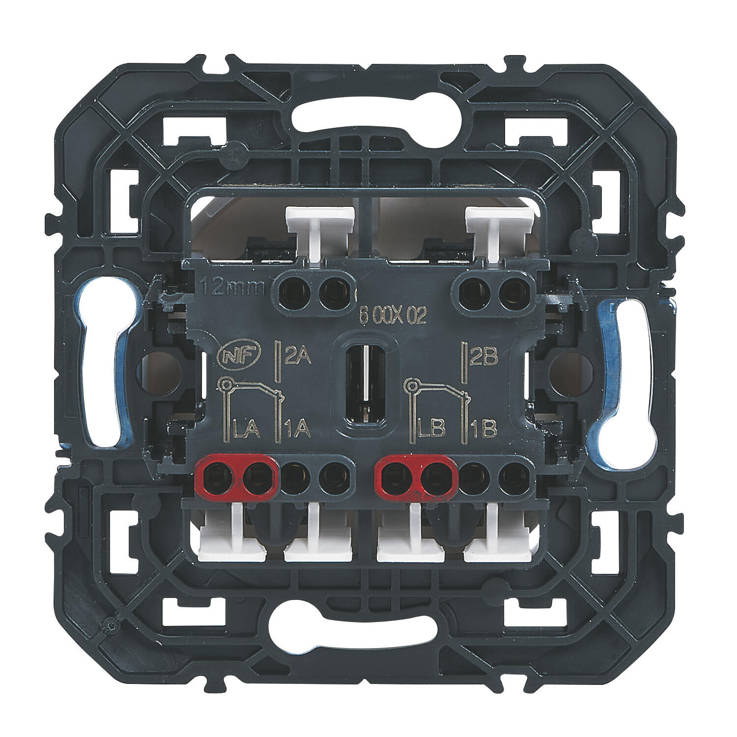 Double interrupteur va-et-vient à assembler, LEGRAND Dooxie, blanc - 4
