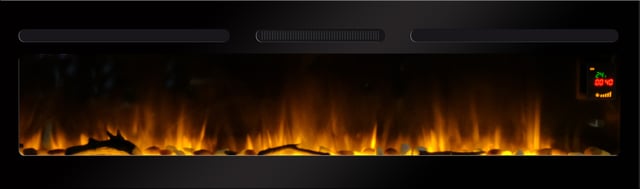 Chemin'Arte Cheminée électrique encastrable Élysée 3XL 150 cm, Effet flamme LED