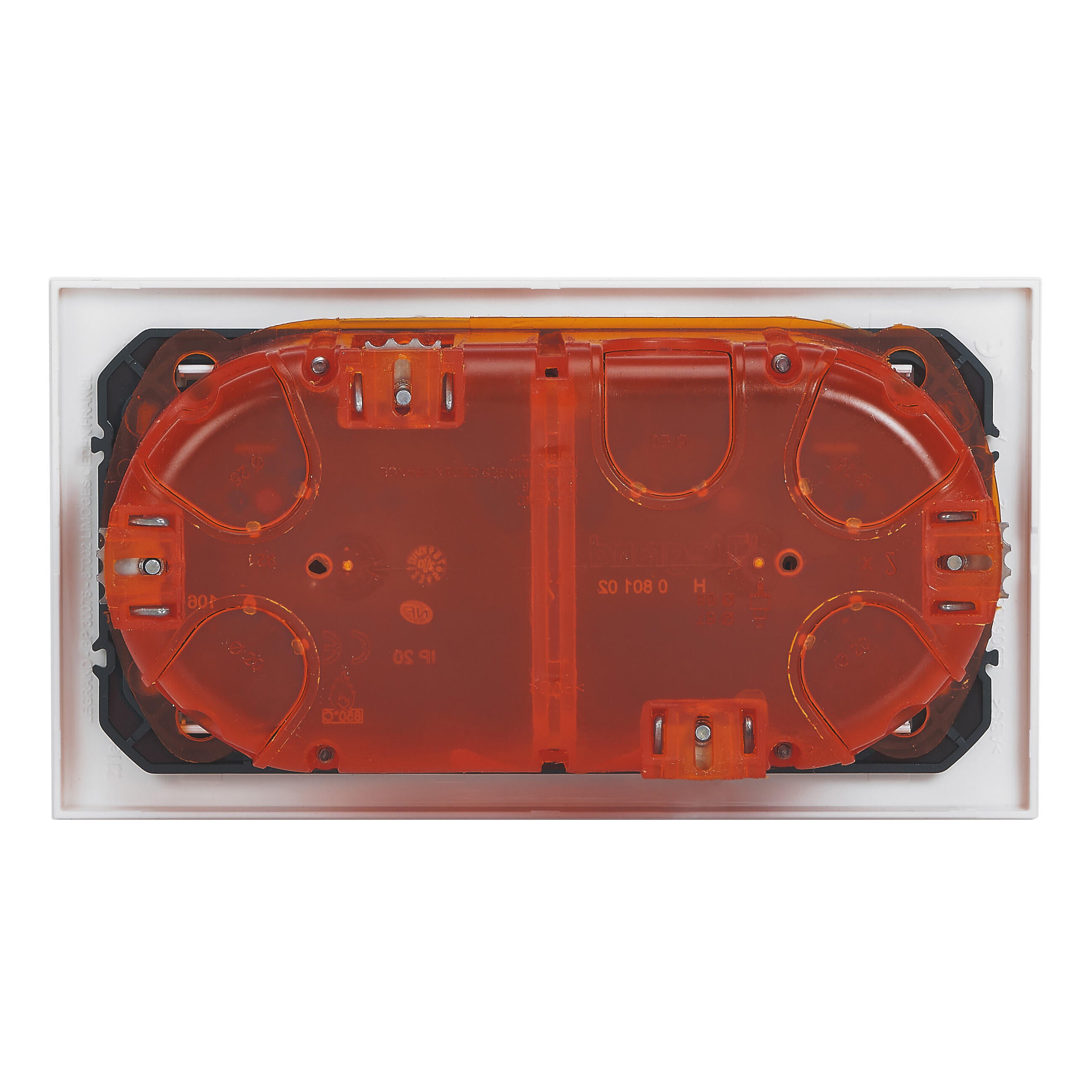 Double prise avec terre à assembler Dooxie, LEGRAND noir - 8