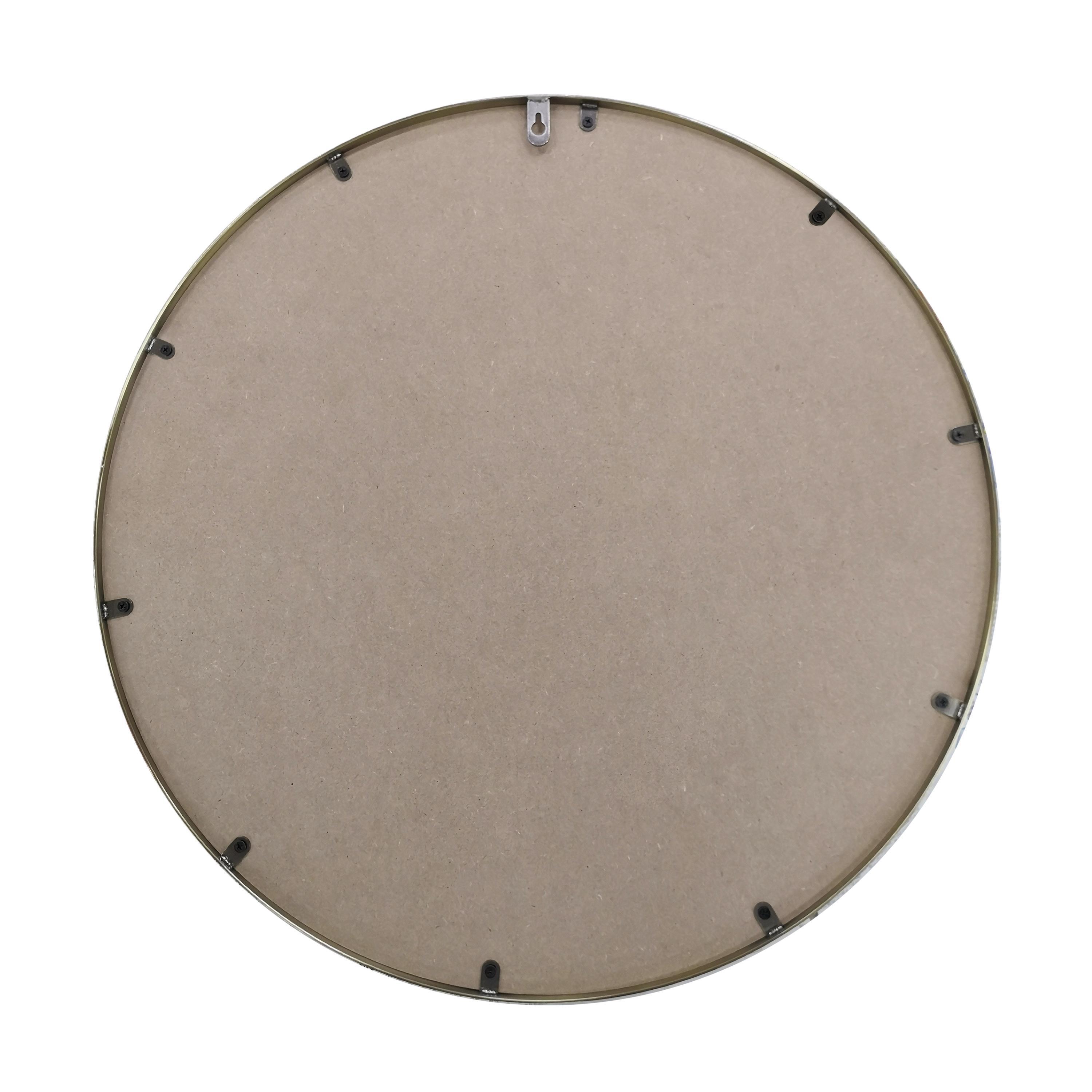 Specchio GLAM tondo in metallo dorato Ø 61 cm INSPIRE - 22