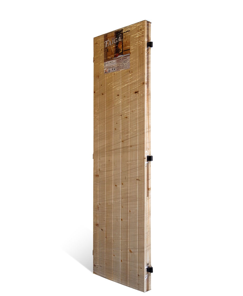 Volet battant bois Taïga, h.215 x l.120 cm, 2 vantaux