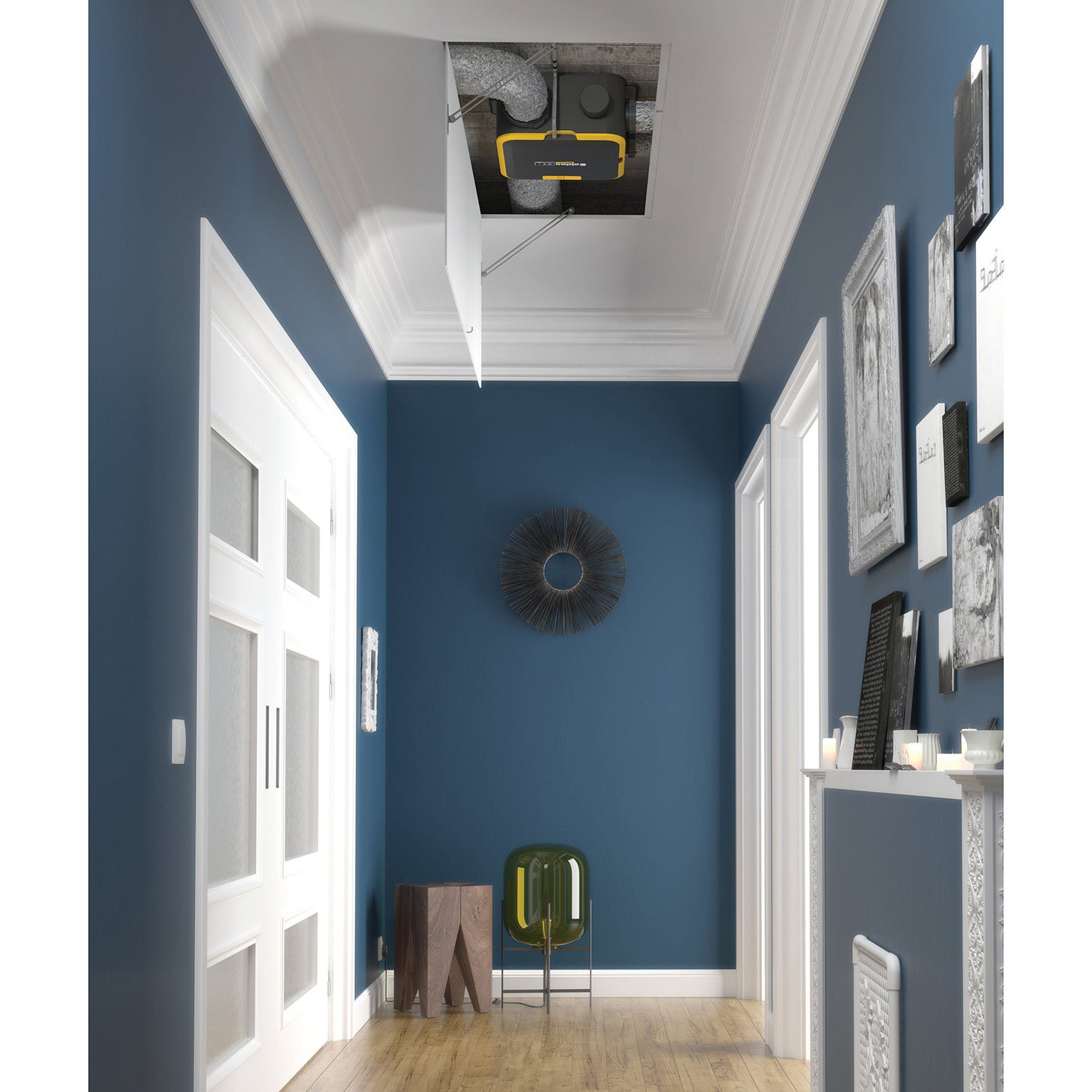 Kit VMC simple flux autoréglable ALDES Easyhome autoréglable compact - 4