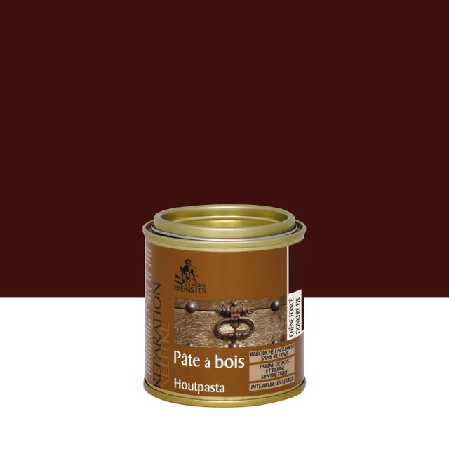 Pâte à bois LES ANCIENS EBENISTES chêne foncé 140 g