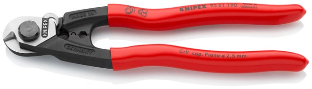 Coupe câble Acier Diam 6mm KNIPEX