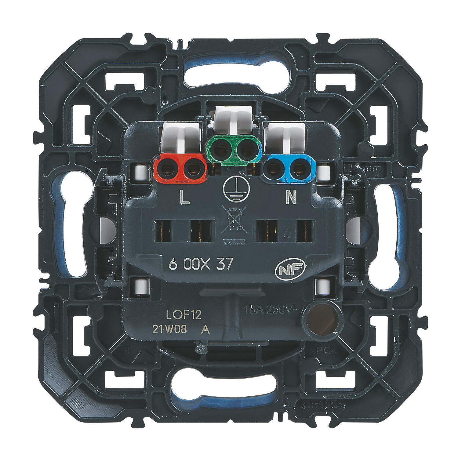 Prise avec terre à assembler Dooxie, LEGRAND blanc - 2