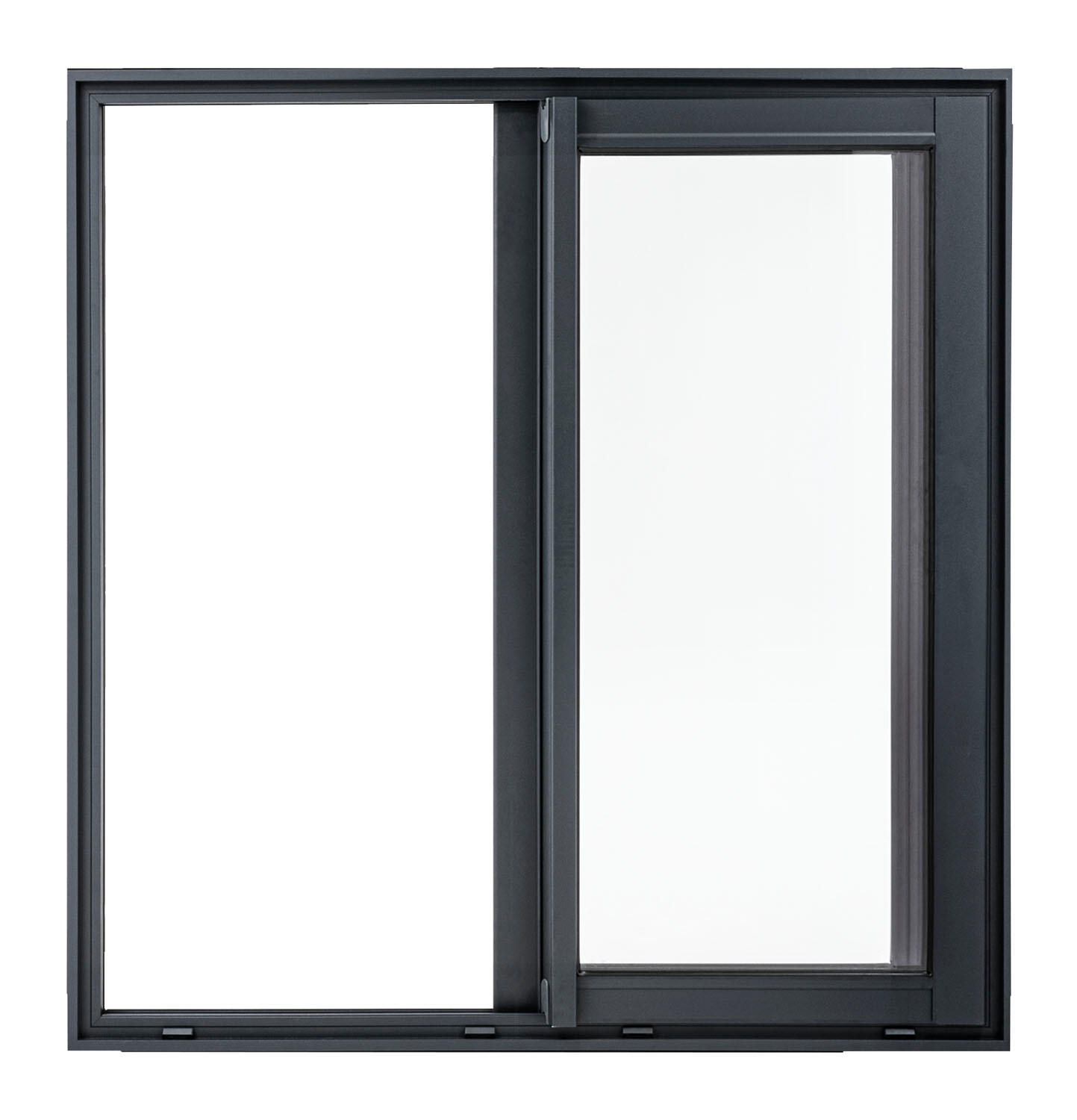Fenêtre coulissante alu Essentiel H.125xl.120cm gris anthracite - 6