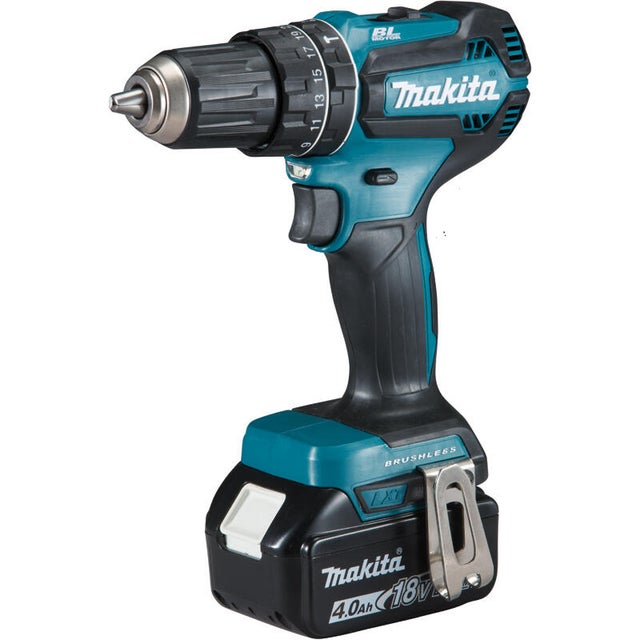 Perceuse à percussion 18 V MAKITA Dhp485rmj, 50 Nm + 2 batteries 4Ah