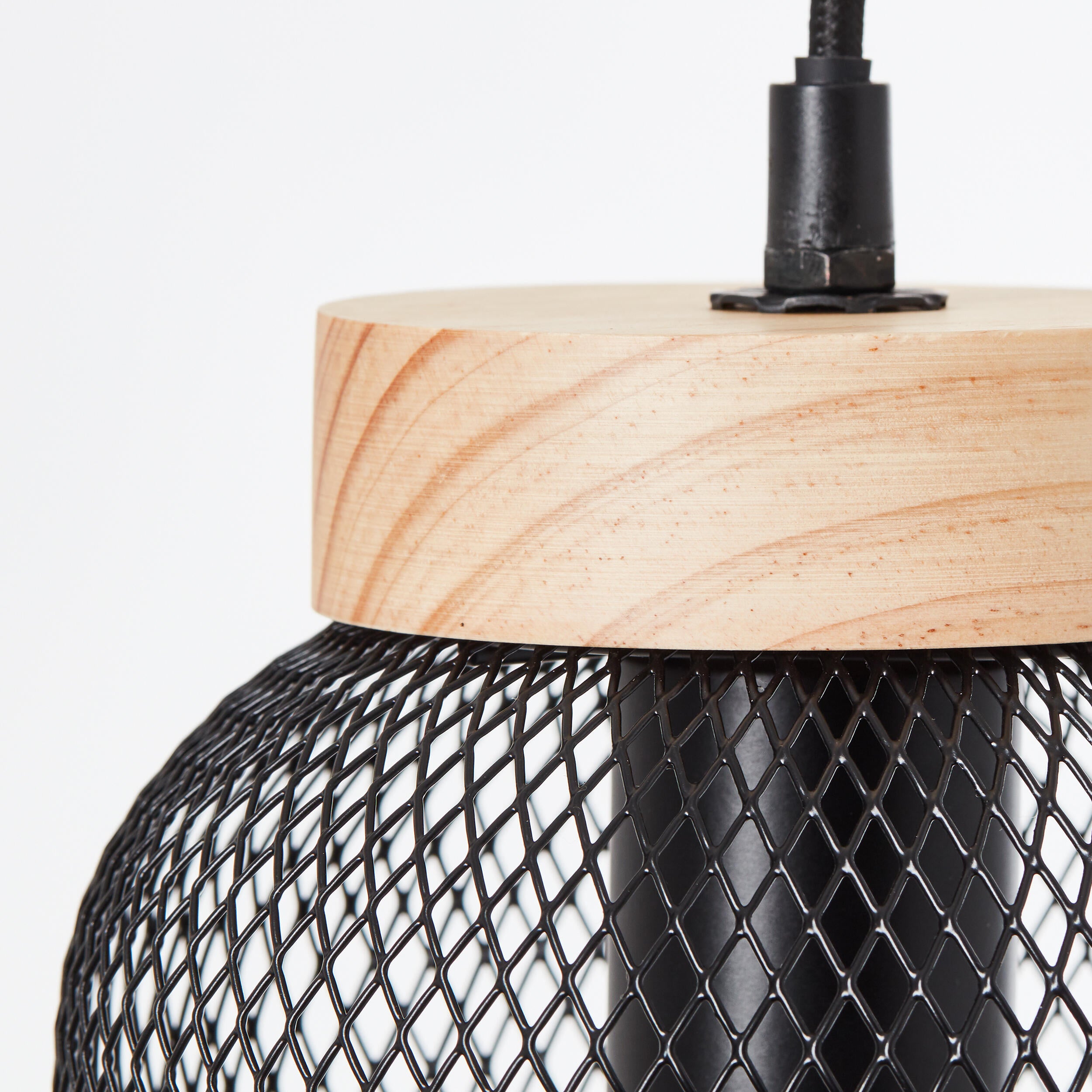 Suspension Giada fer, noir, Diam.10.5 cm, E27 - 7