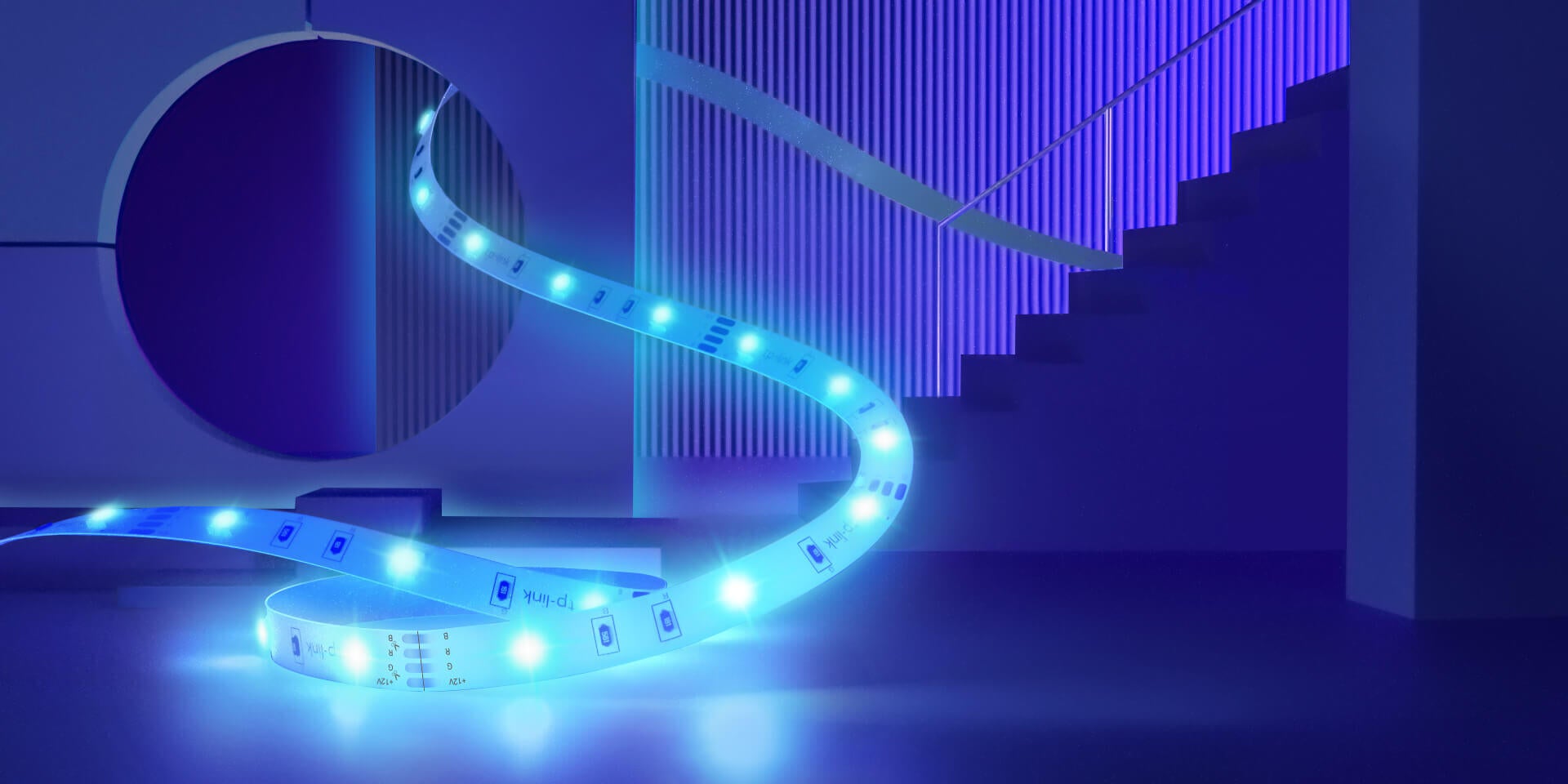 Kit ruban LED connecté wifi 5m Music, multicolore, Tapo TP-LINK - 4