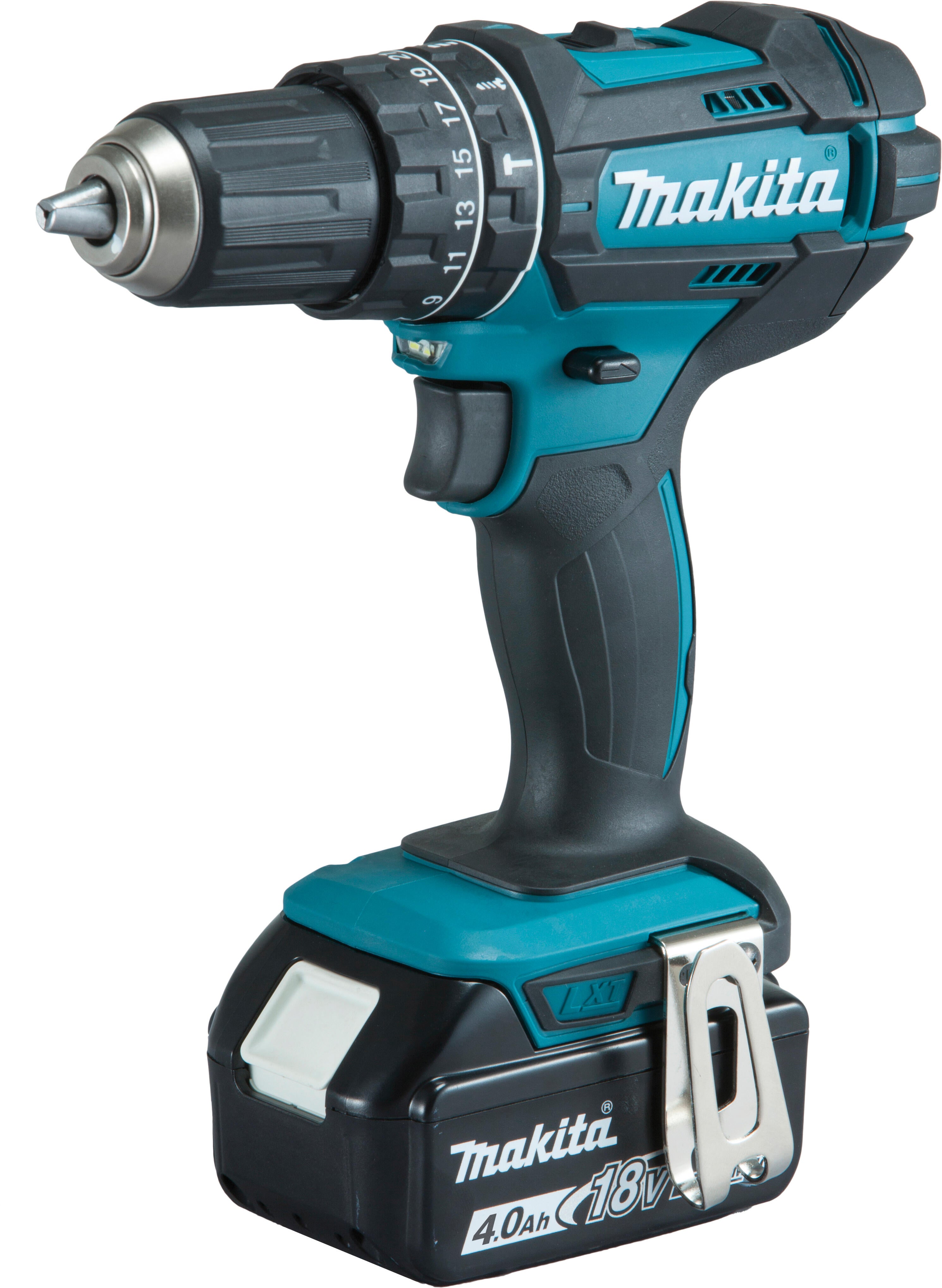 ACCESSOIRES DE SERIE :251314-2 VIS M4X12; 346317-0 Crochet de ceinture long; 450128-8 Protection bornes pour batterie; 784637-8 Bit de vis, pH2 - S6, 45 mm, double; 821550-0 Coffret MAKPAC 2; 837916-4 Moulage MAKPAC; PRODUITS DE SERIE :197265-4 (2x) Batterie Makstar Li-Ion 18V / 4 Ah; 195584-2 DC18RC - Chargeur rapide Makstar 