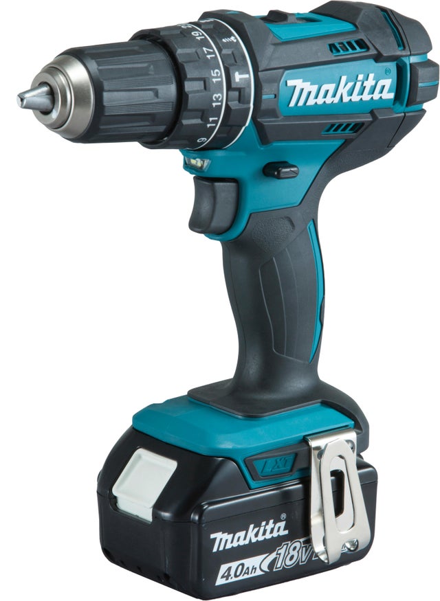 Perceuse à percussion 18 V MAKITA Dhp482rmj, 62 Nm + 2 batteries 4Ah