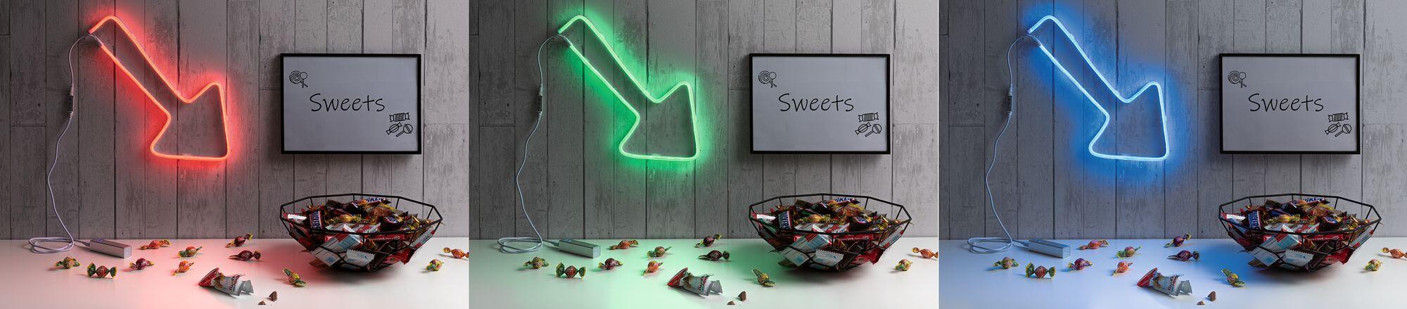 Ruban LED USB 1m Néon multicolore, Colorflex PAULMANN - 2