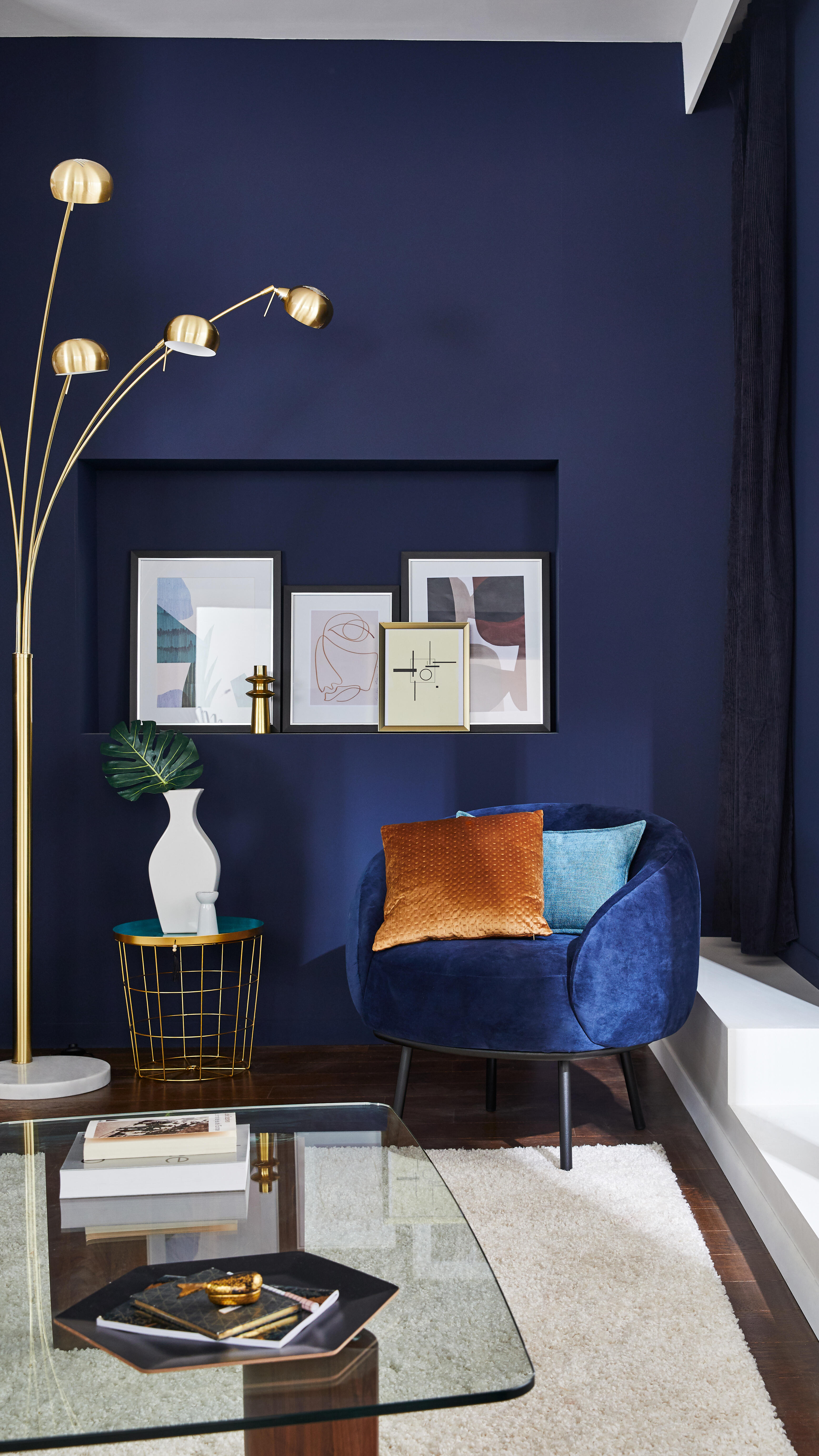 Lampadaire Kimi, acier, doré,  H.228 cm INSPIRE, E14 - 3