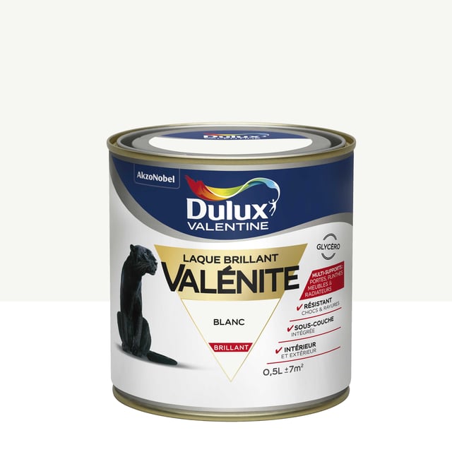 Peinture boiserie, radiateur blanc brillant DULUX VALENTINE Valénite glycéro 0.5