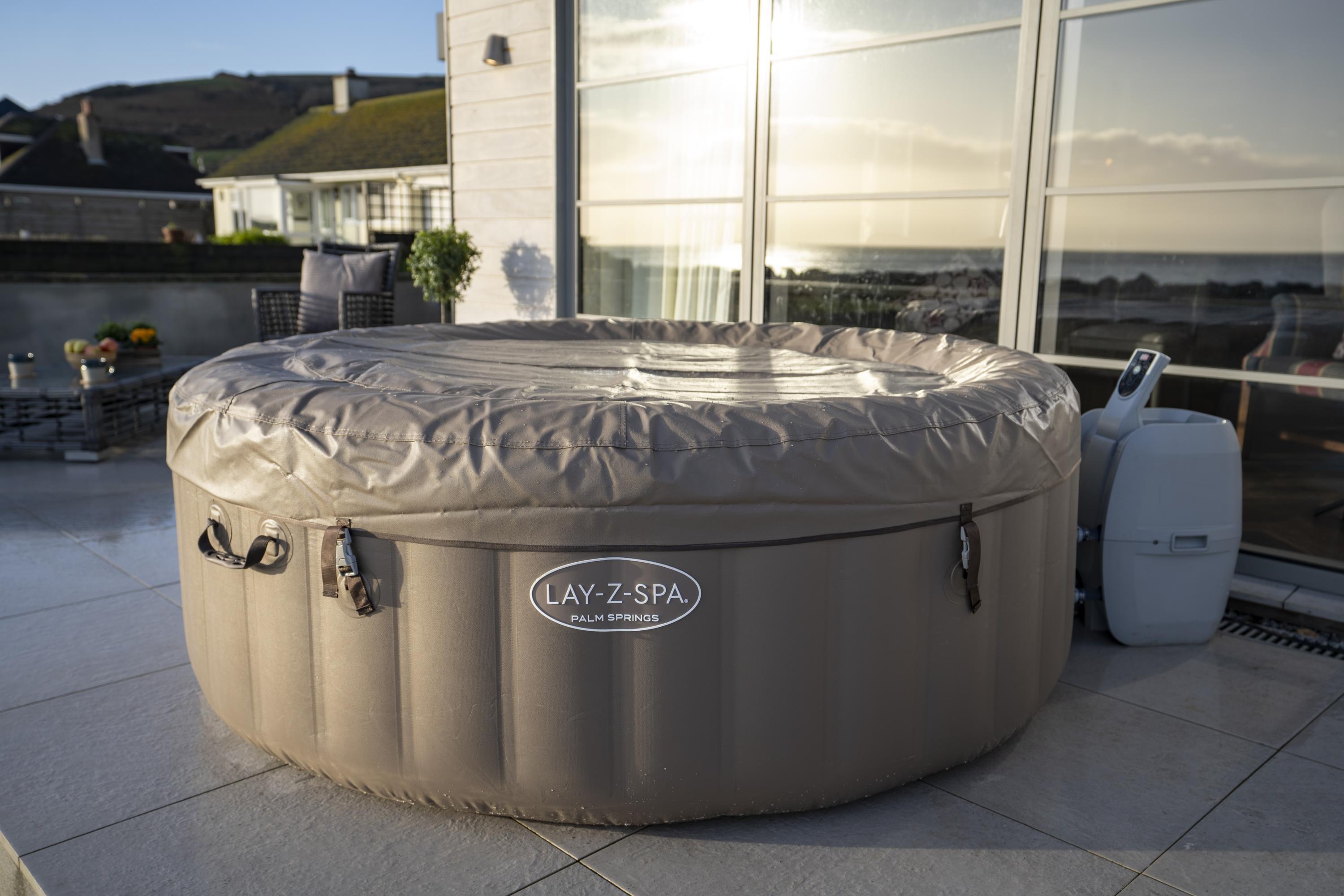 Spa gonflable LAY-Z PALM SPRINGS BESTWAY, 4/6 places, rond - 6
