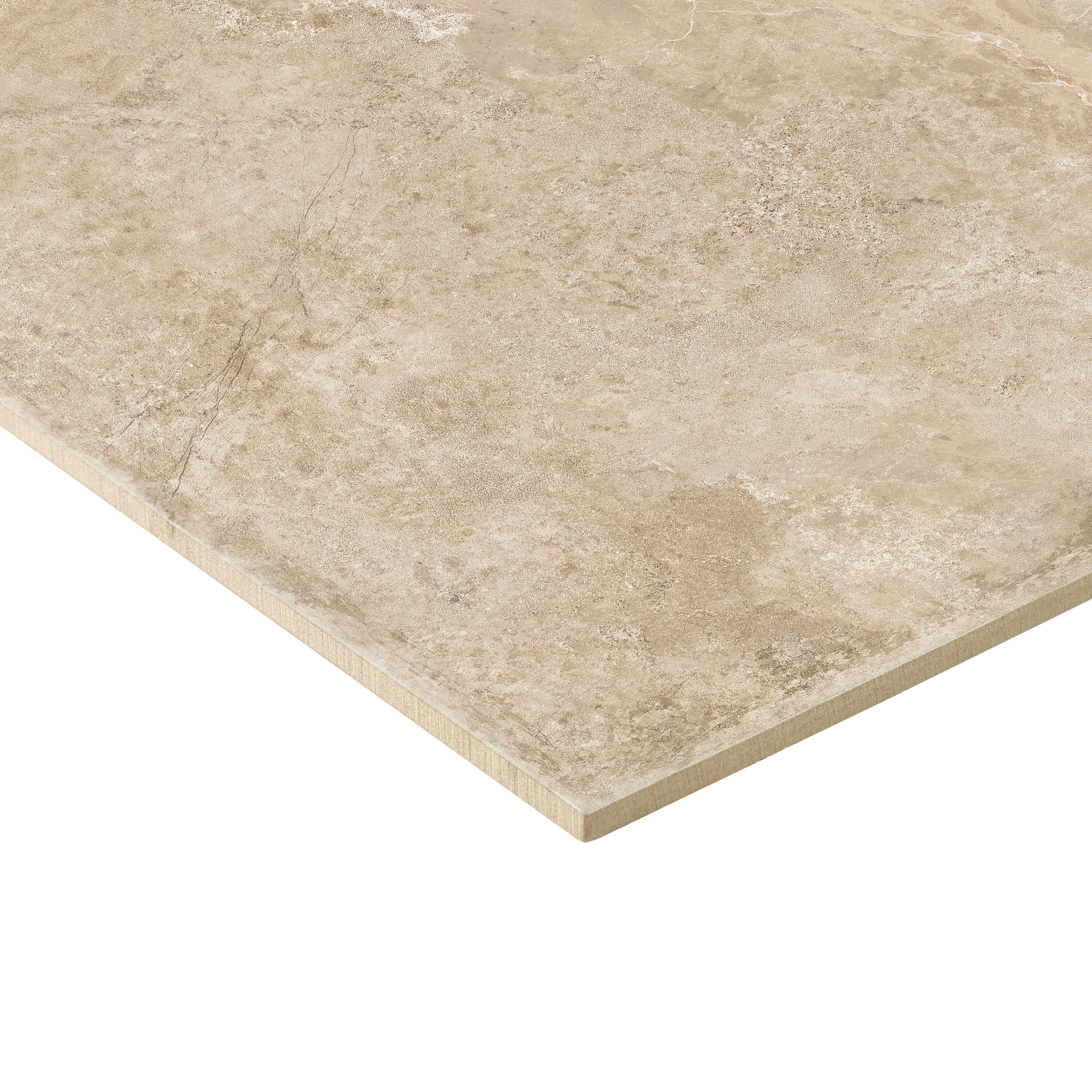 Carrelage sol extérieur effet pierre taupe Roots l.60 x L.60 cm - 4