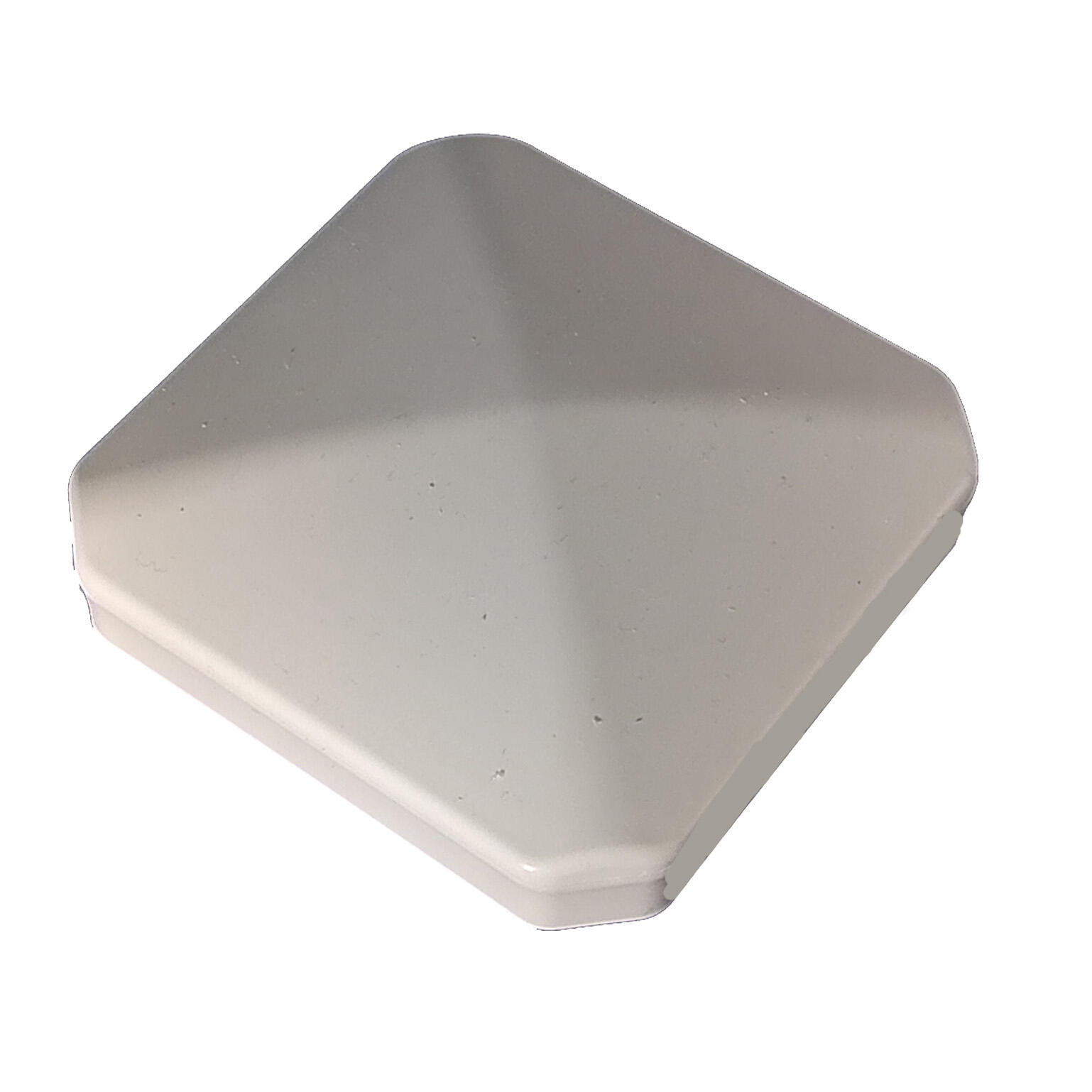 Tapa de poste de ángulo de PVC blanco CLEA - 2