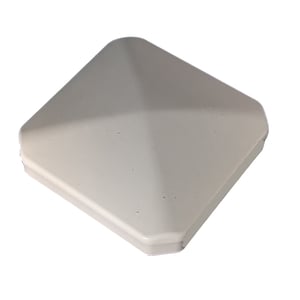 Chapeau poteau angle PVC CLEA blanc