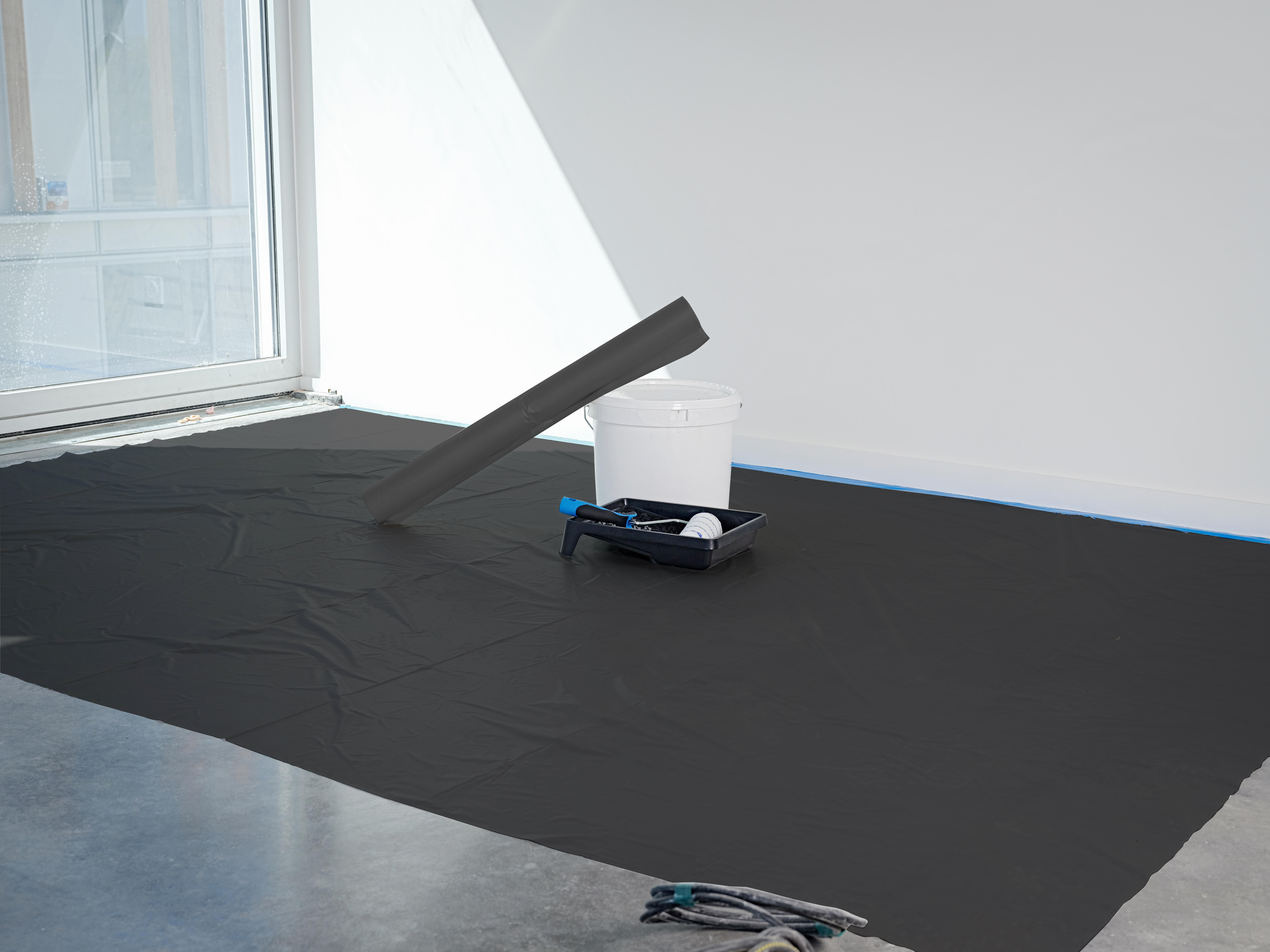 Rouleau de bâche de protection, l.3 x L.10 m Ep.80 µm MULTIPLAST - 3