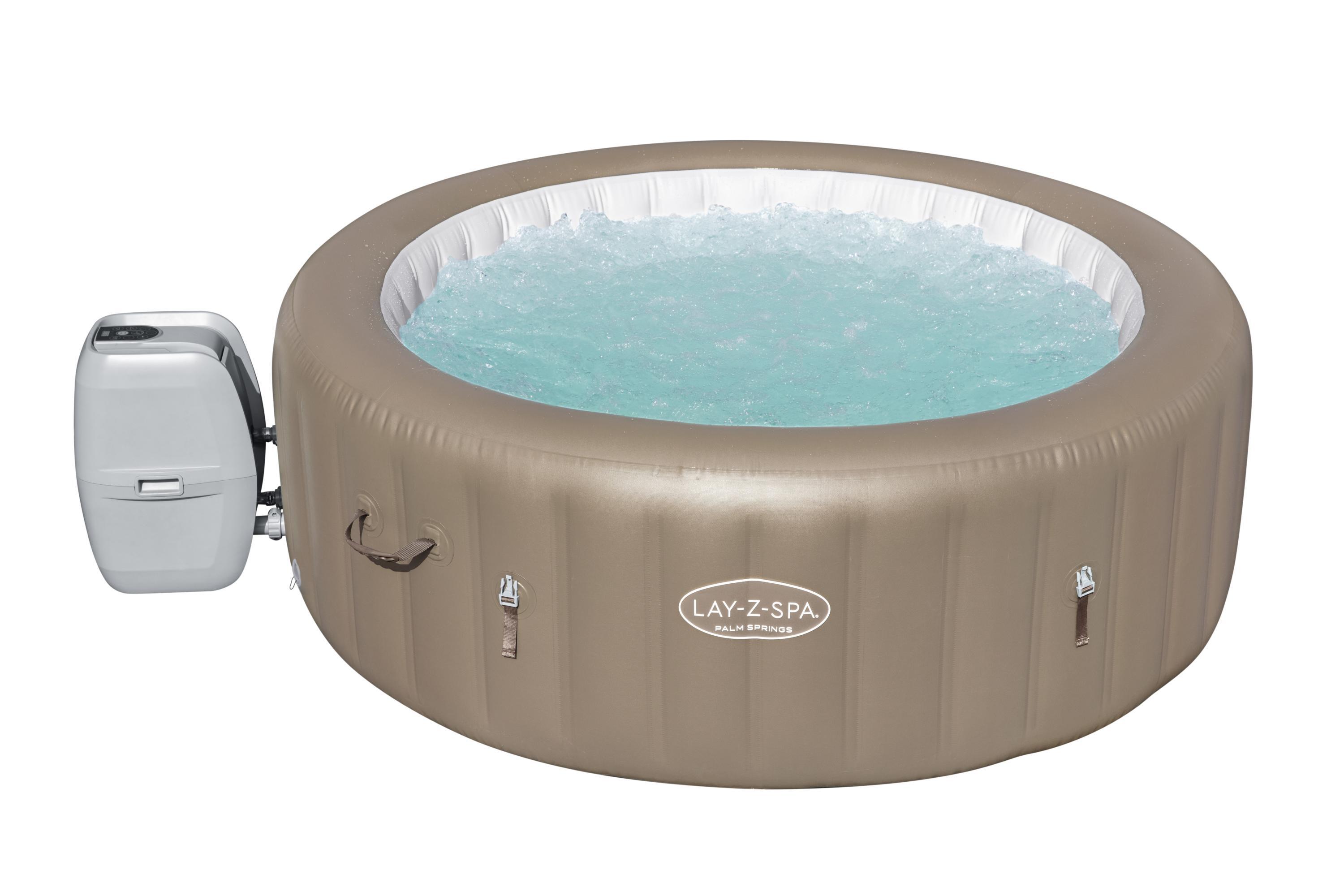 Spa gonflable LAY-Z PALM SPRINGS BESTWAY, 4/6 places, rond - 7