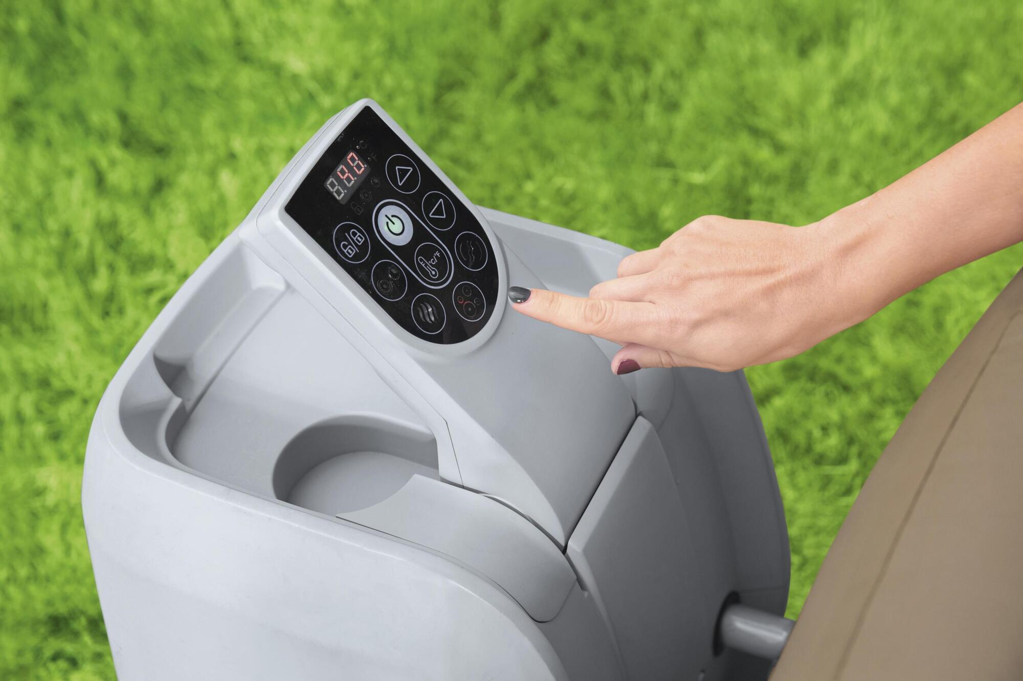 Spa gonflable LAY-Z PALM SPRINGS BESTWAY, 4/6 places, rond - 11