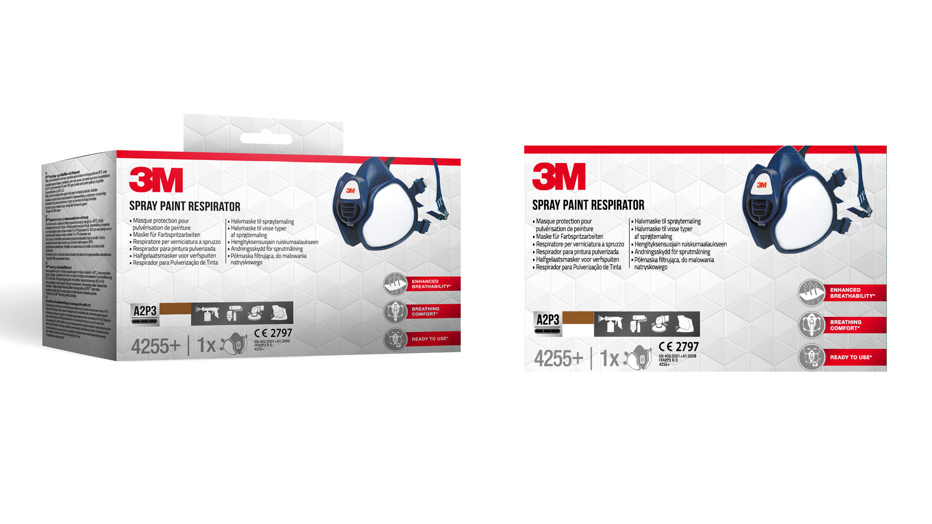 Marcara descartável para gas/particulas 3M A2p3 4255 - 2