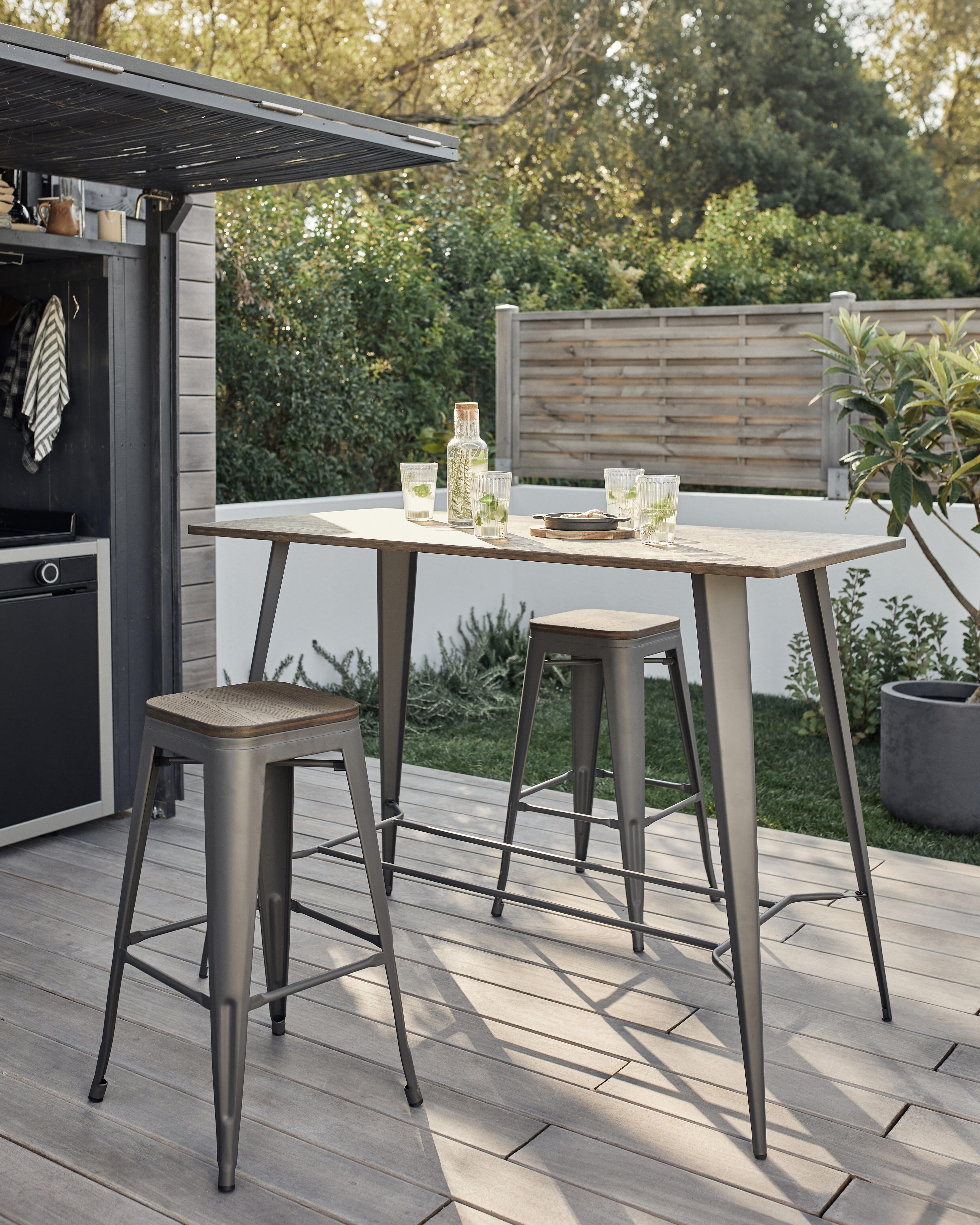 Stół ogrodowy Soho 140x70x102 cm barowy wysoki - 2