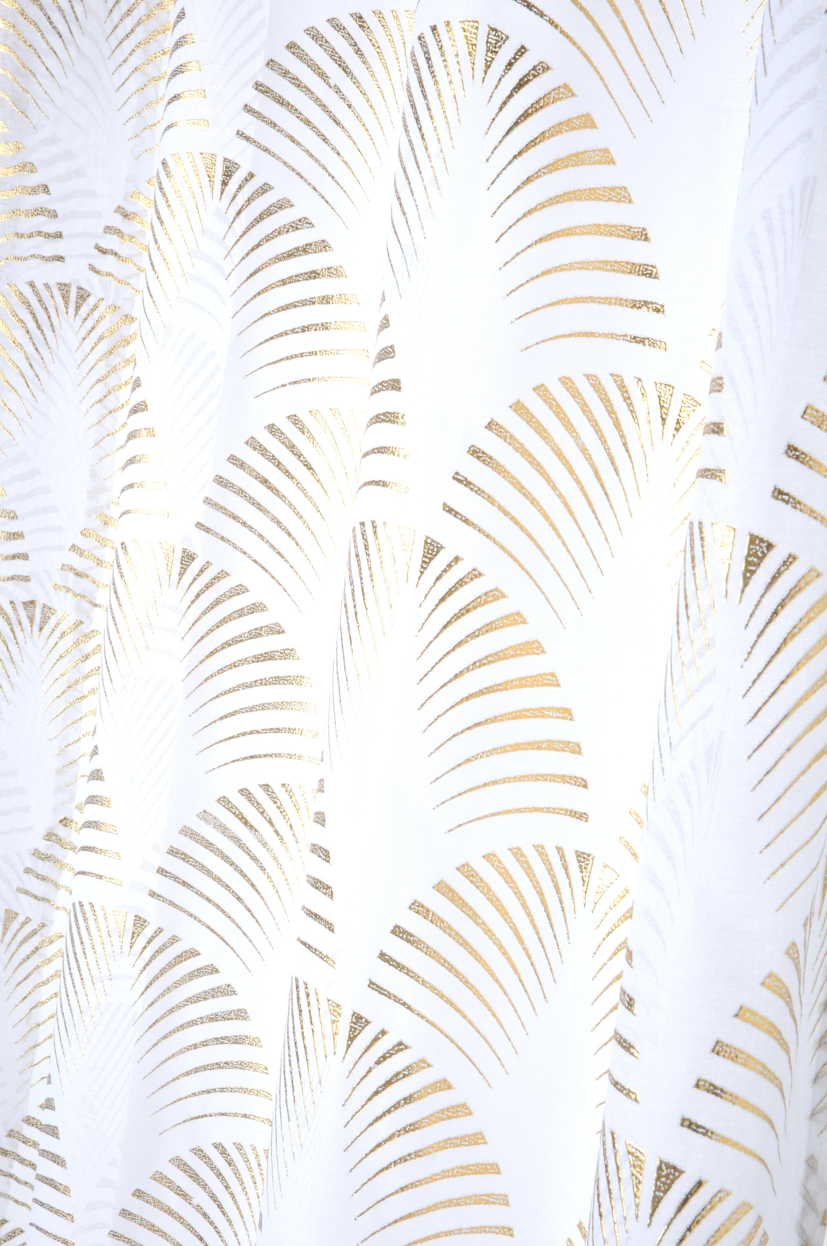 Voilage tamisant, Maldives, blanc / doré H.260 x l.140 cm - 3