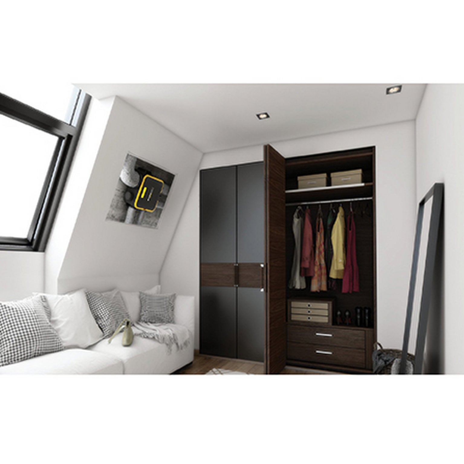 Kit VMC simple flux autoréglable ALDES Easyhome autoréglable compact - 2