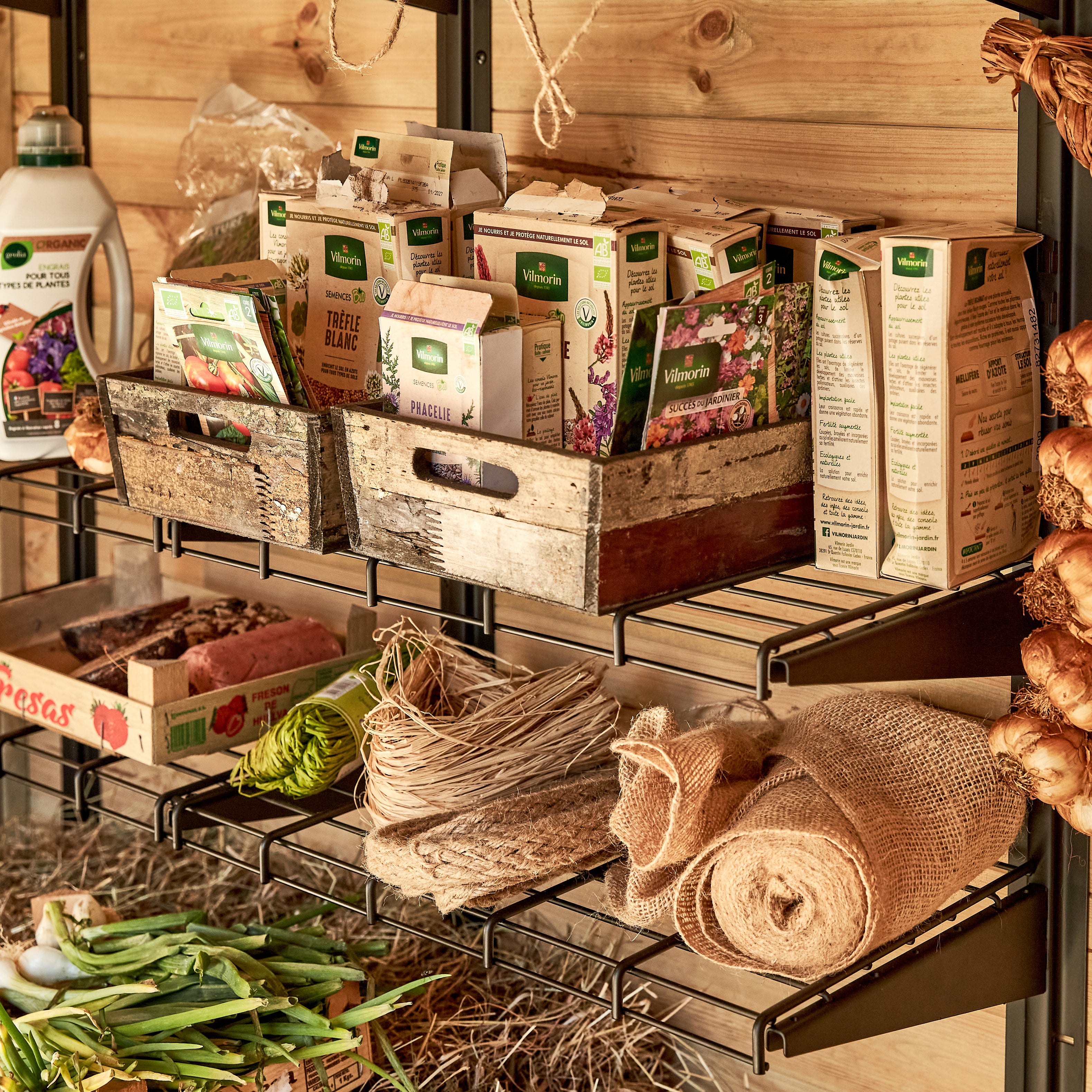 Lien raphia beige, longueur 0.16 m LA CORDELINE - 3