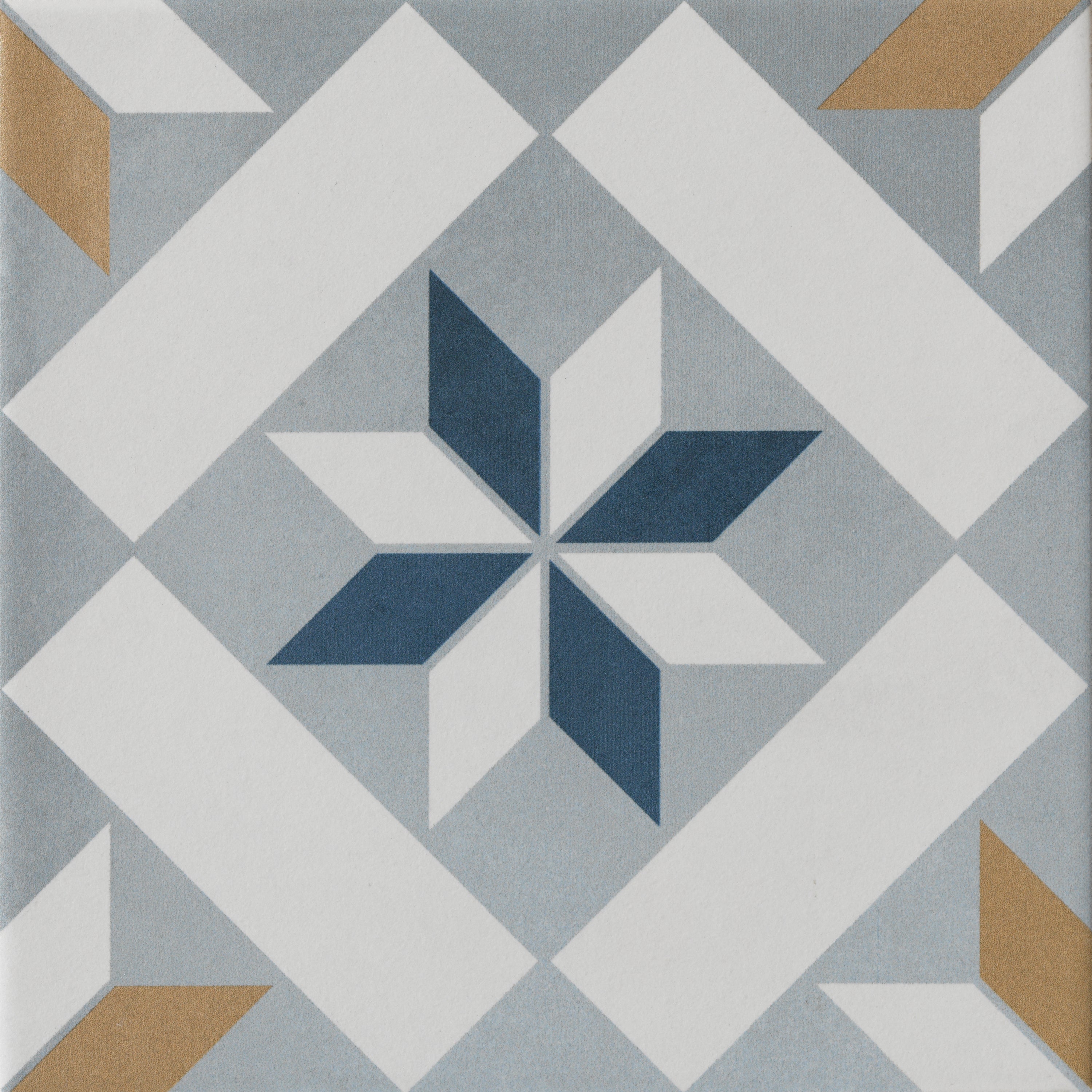 Carrelage sol / mur effet ciment bleu Patrimony l.20 x L.20 cm FRASSINORO GRESMA - 2